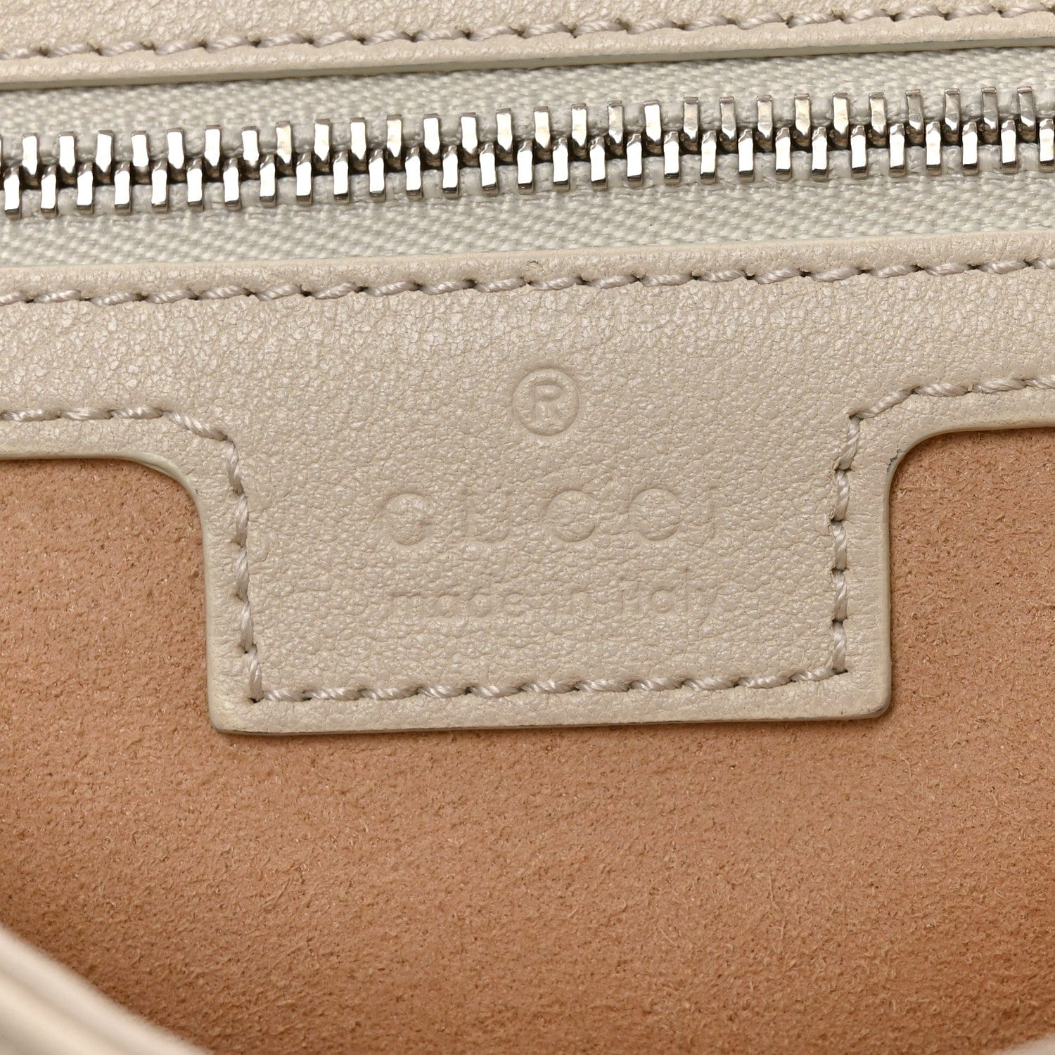 Gucci Goatskin Small GG Monochrome Aphrodite Shoulder Bag Mystic White