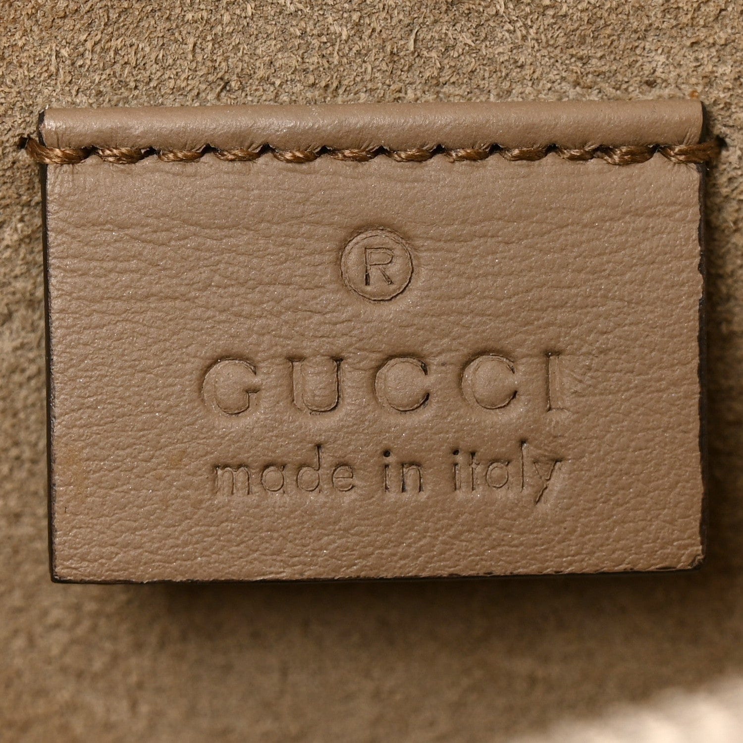 Gucci GG Supreme Monogram Medium Dionysus Shoulder Bag Taupe Taupe