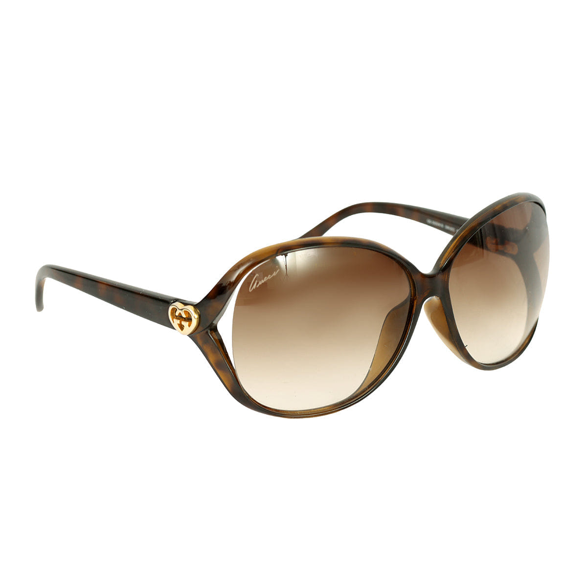 GUCCI OVERSIZED TORTOISESHELL SUNGLASSES