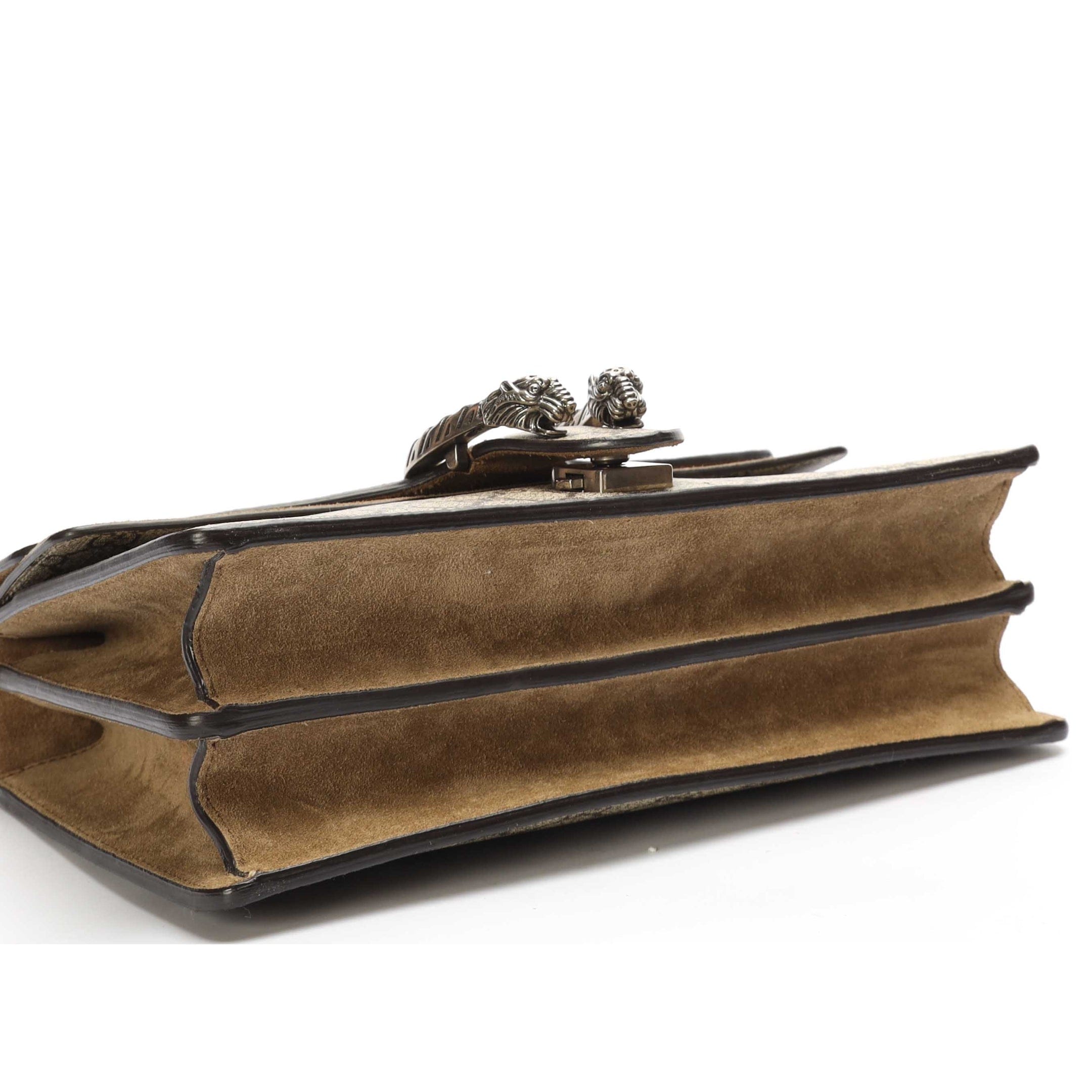 Gucci Beige GG Supreme Canvas Dionysus Shoulder Bag