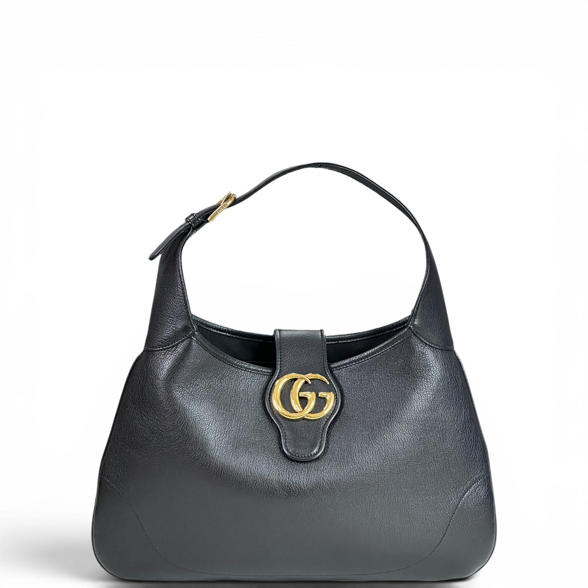 Gucci Aphrodite Shoulder Bag Black Leather