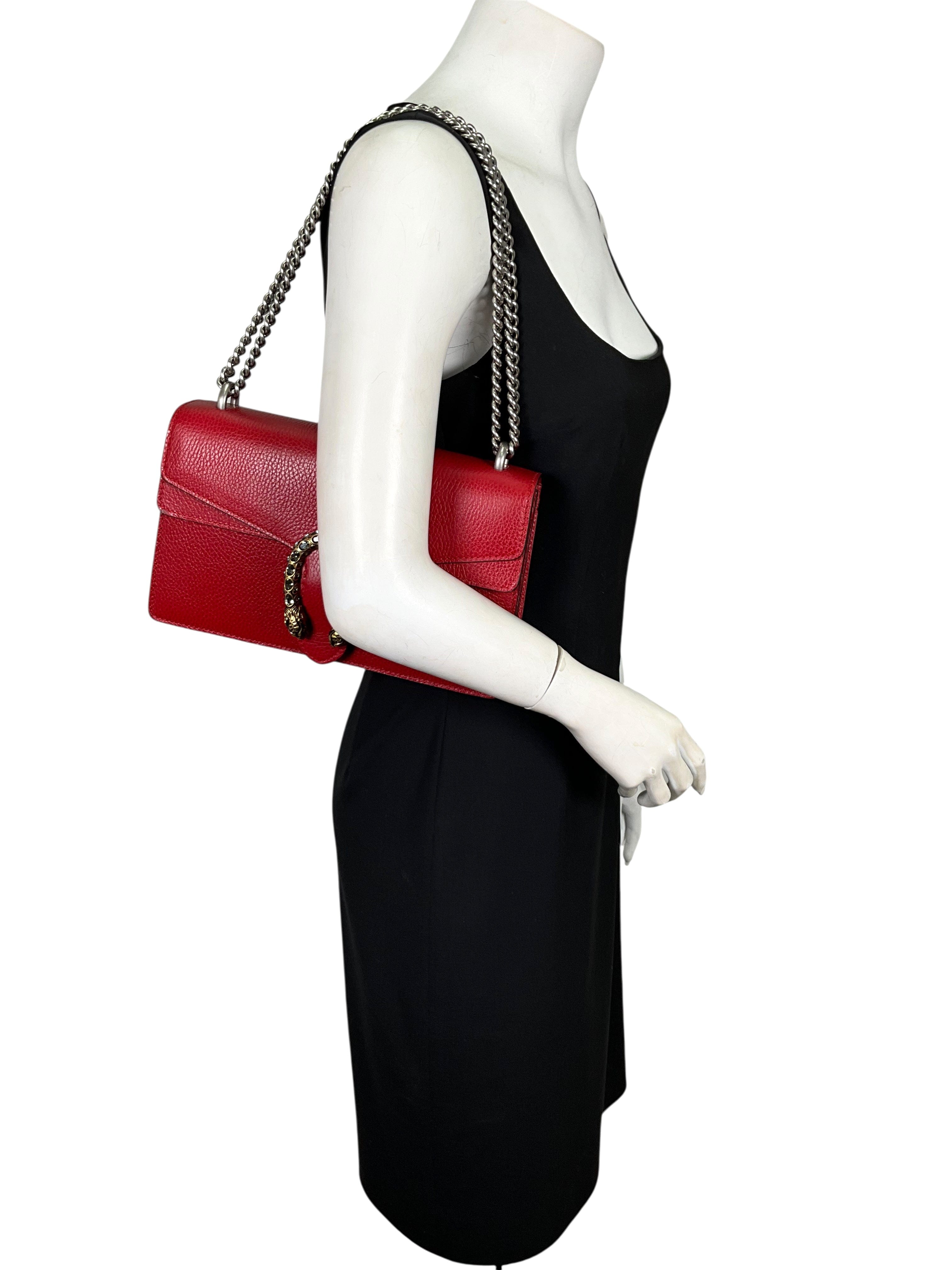 Gucci Dionysus Small Leather Shoulder Bag