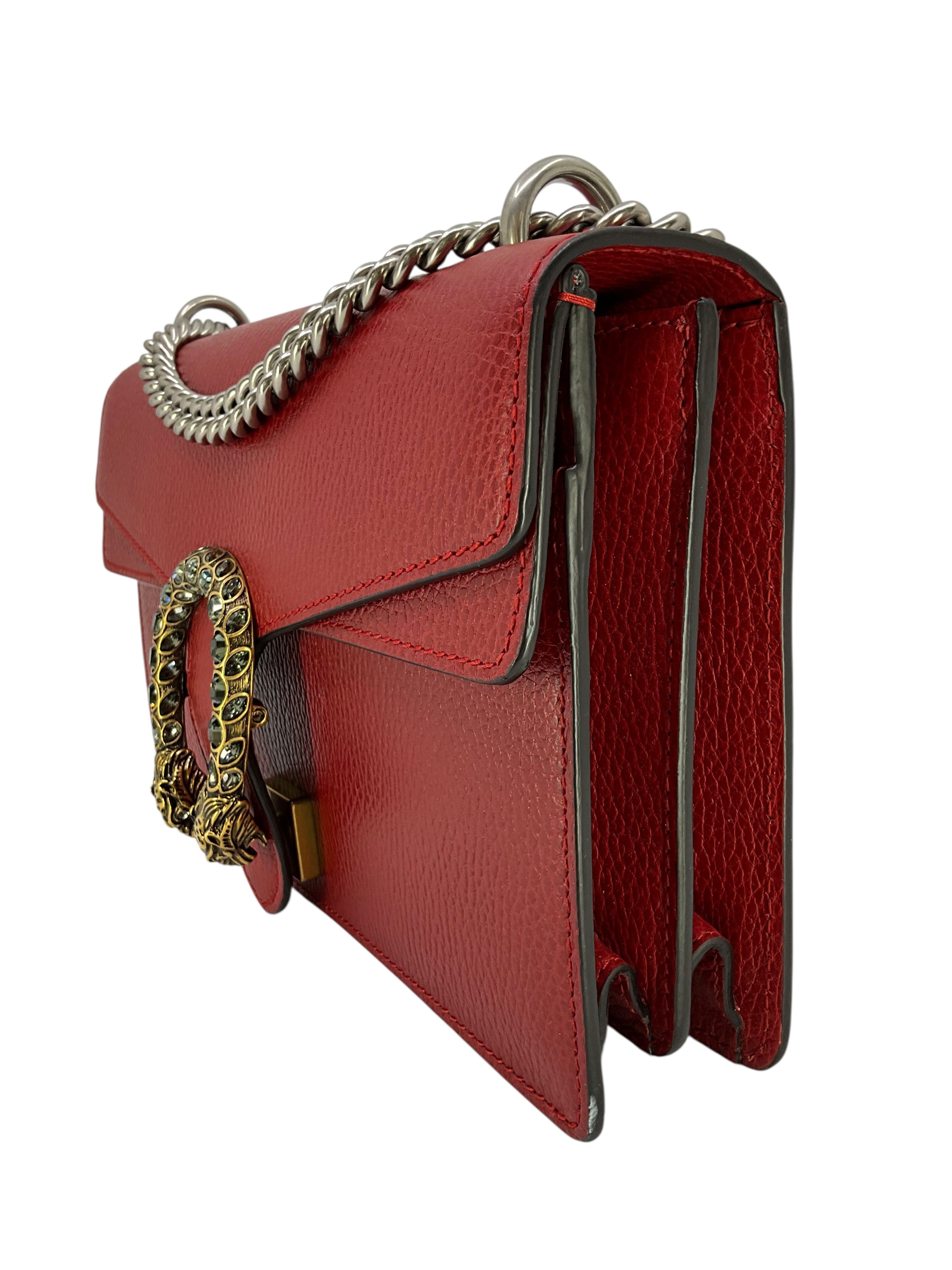 Gucci Dionysus Small Leather Shoulder Bag