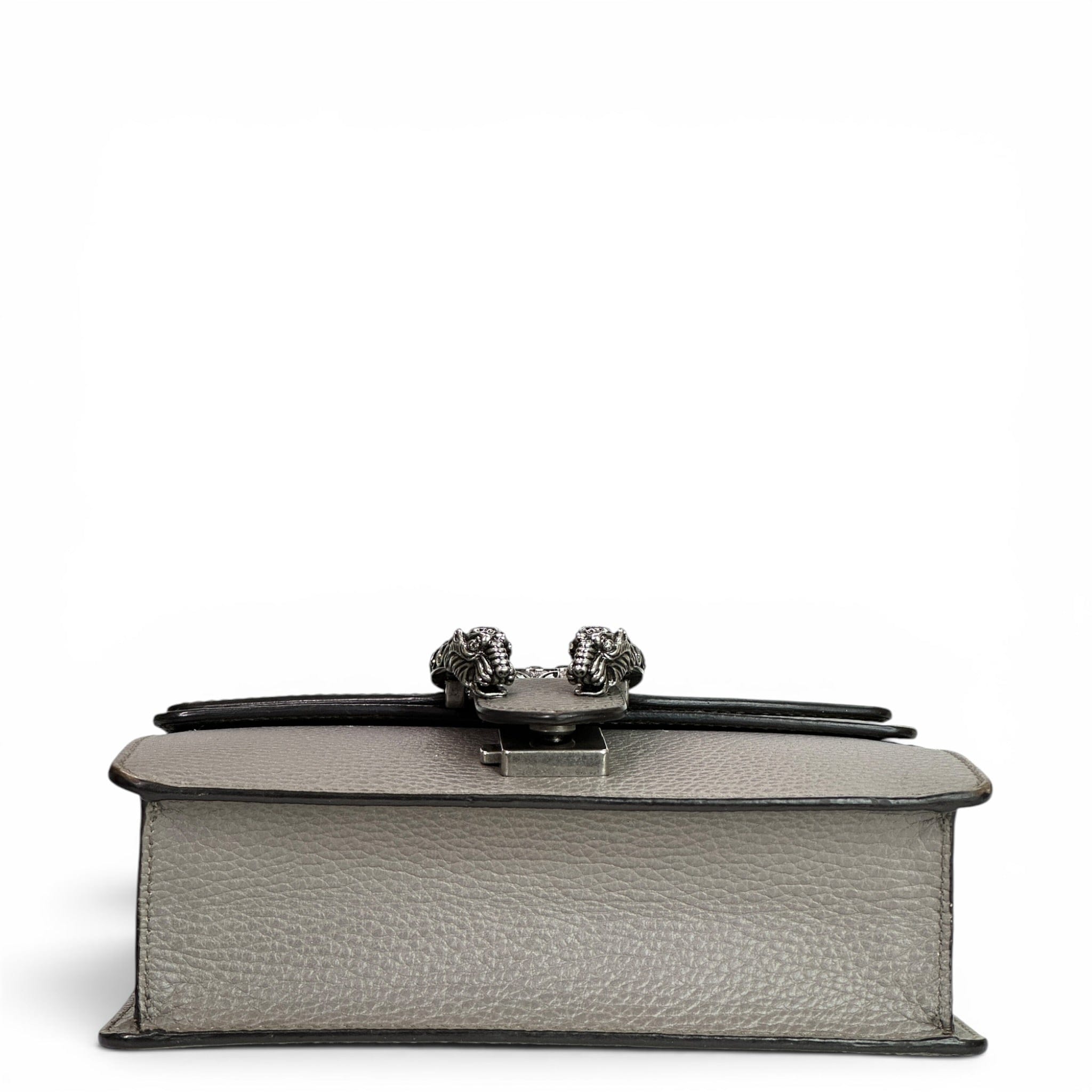 Gucci Dionysus Mini Grey Textured Leather Bag