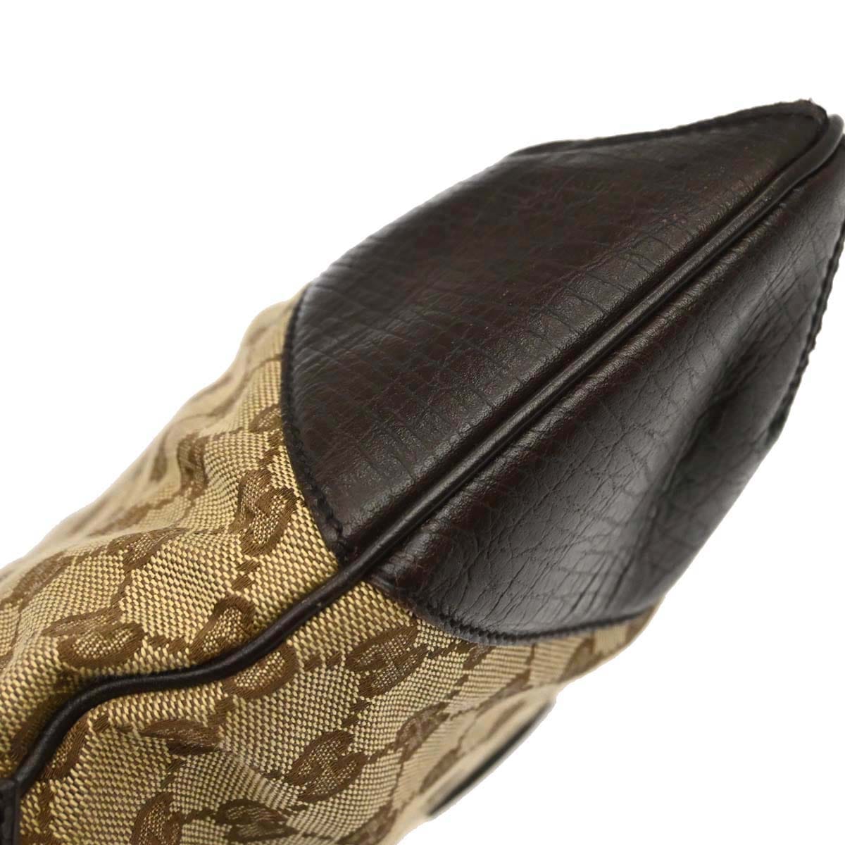 Gucci Brown GG Canvas Sherry Horsebit Shoulder Bag