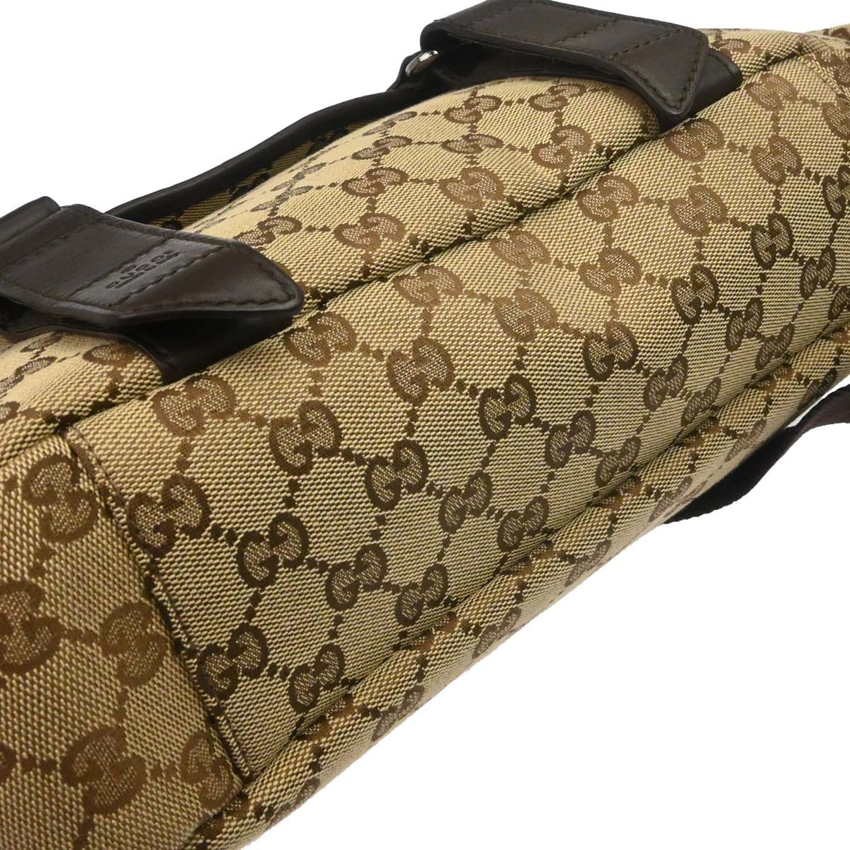 Gucci Beige Canvas GG Shoulder Bag