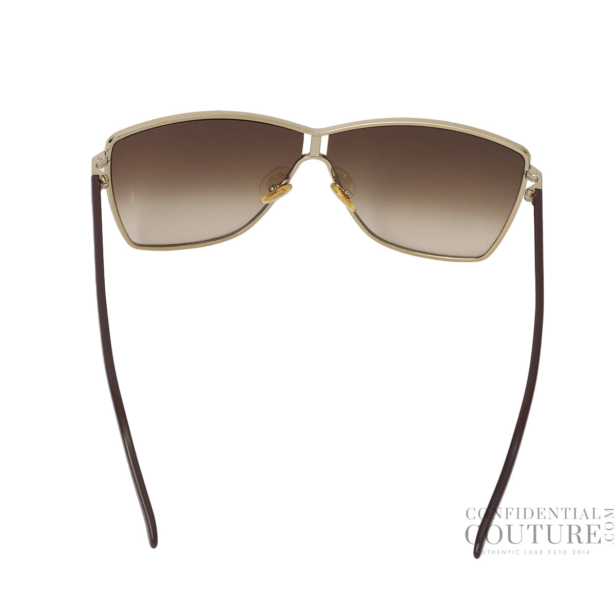 Gucci Brown Round Acetate sunglasses