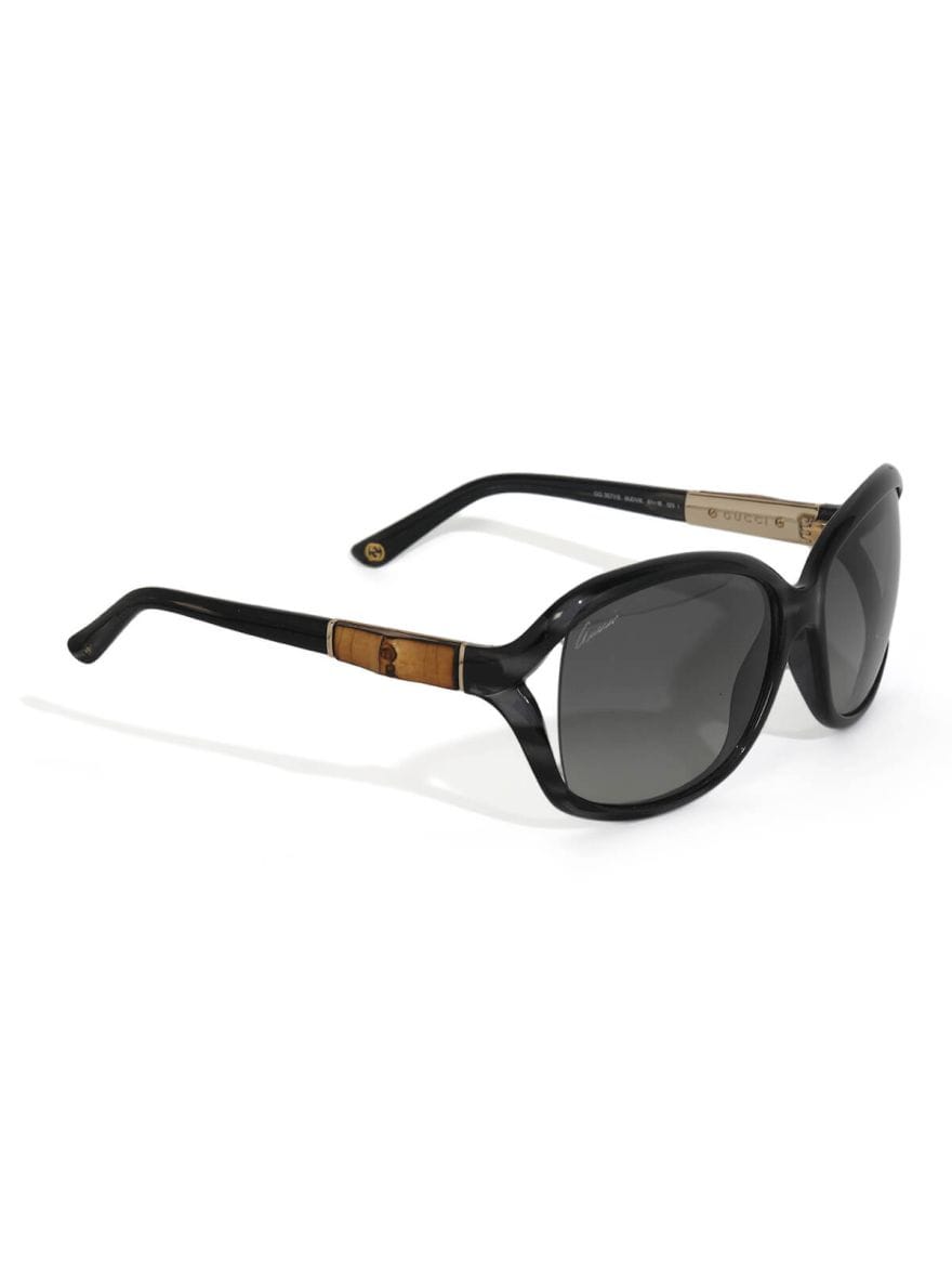 Gucci Bamboo Oversized Women's Sunglasses