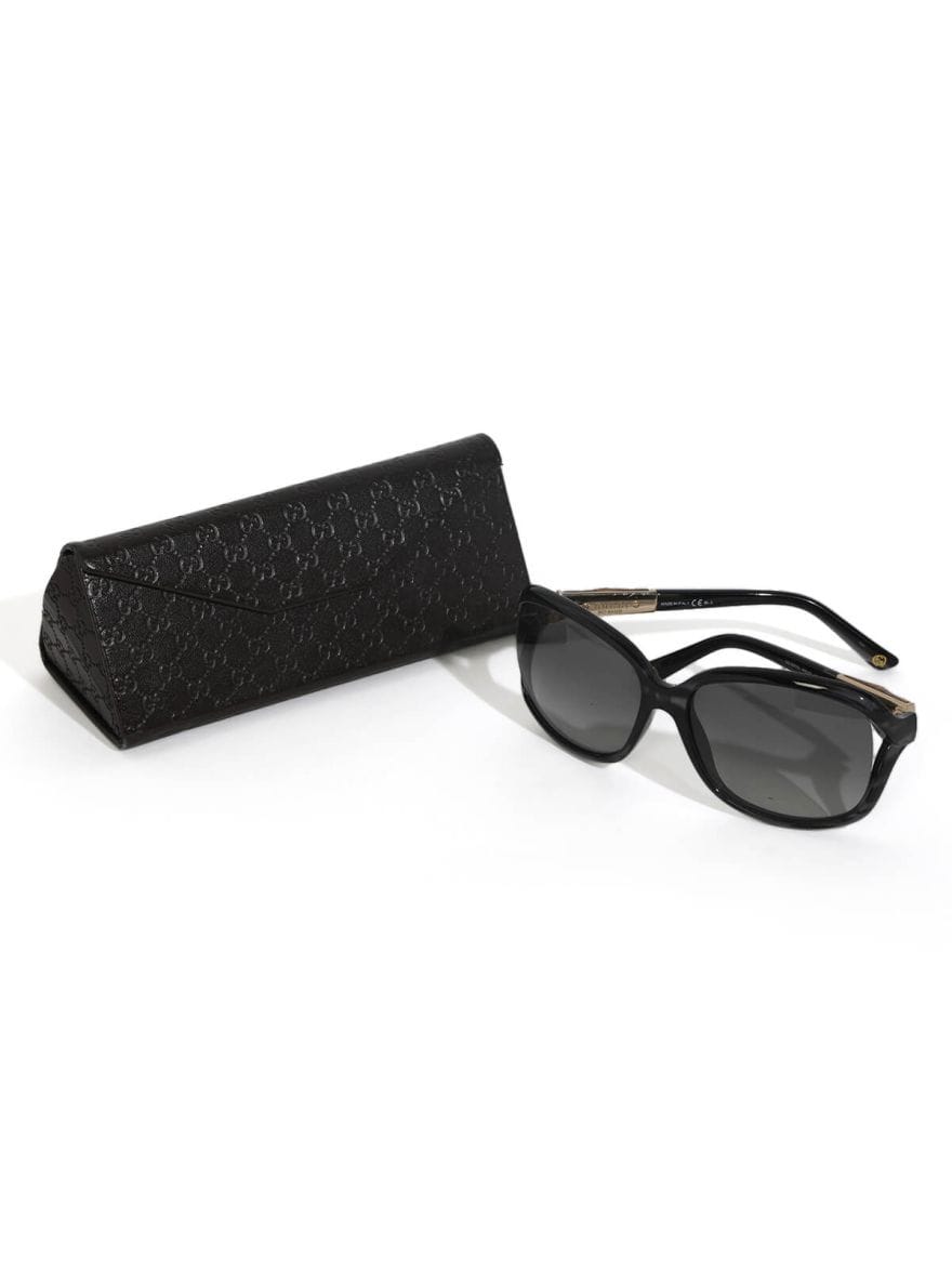 Gucci Bamboo Oversized Women's Sunglasses