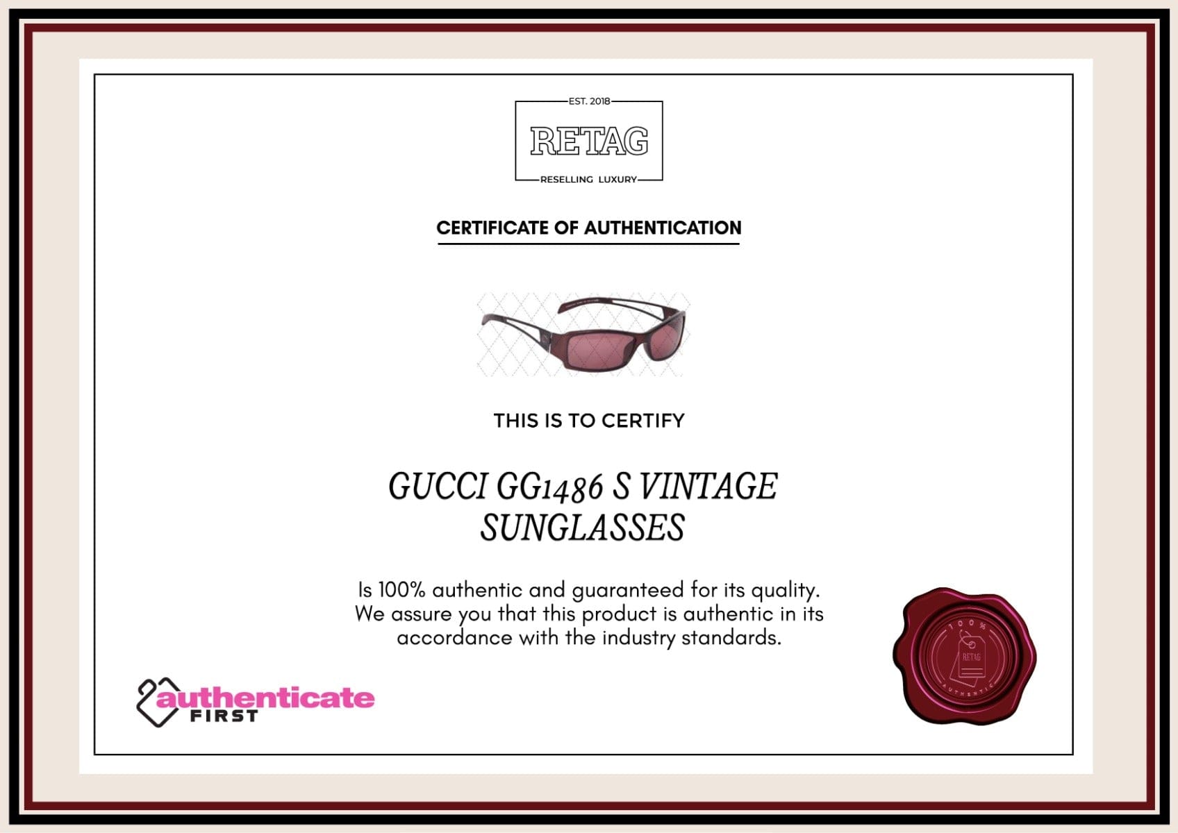 Gucci Gg1486 S Vintage Sunglasses