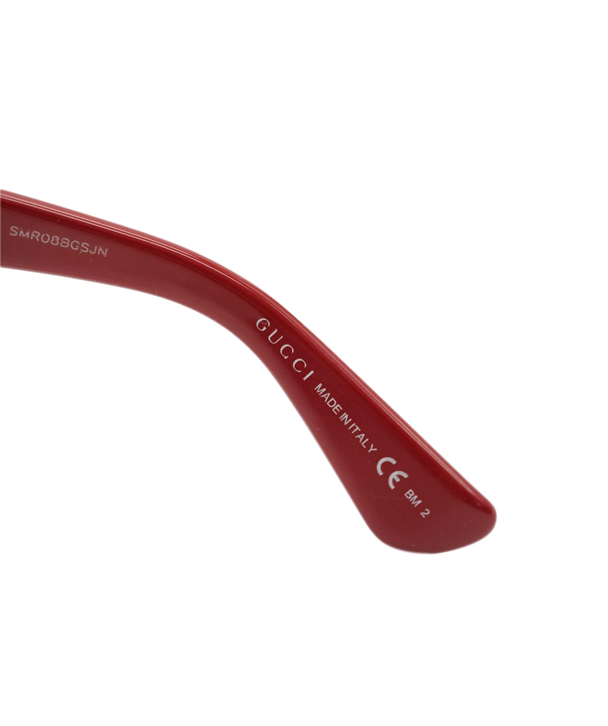 Gucci Transparent Floral Square oversized Sunglasses AGC2214