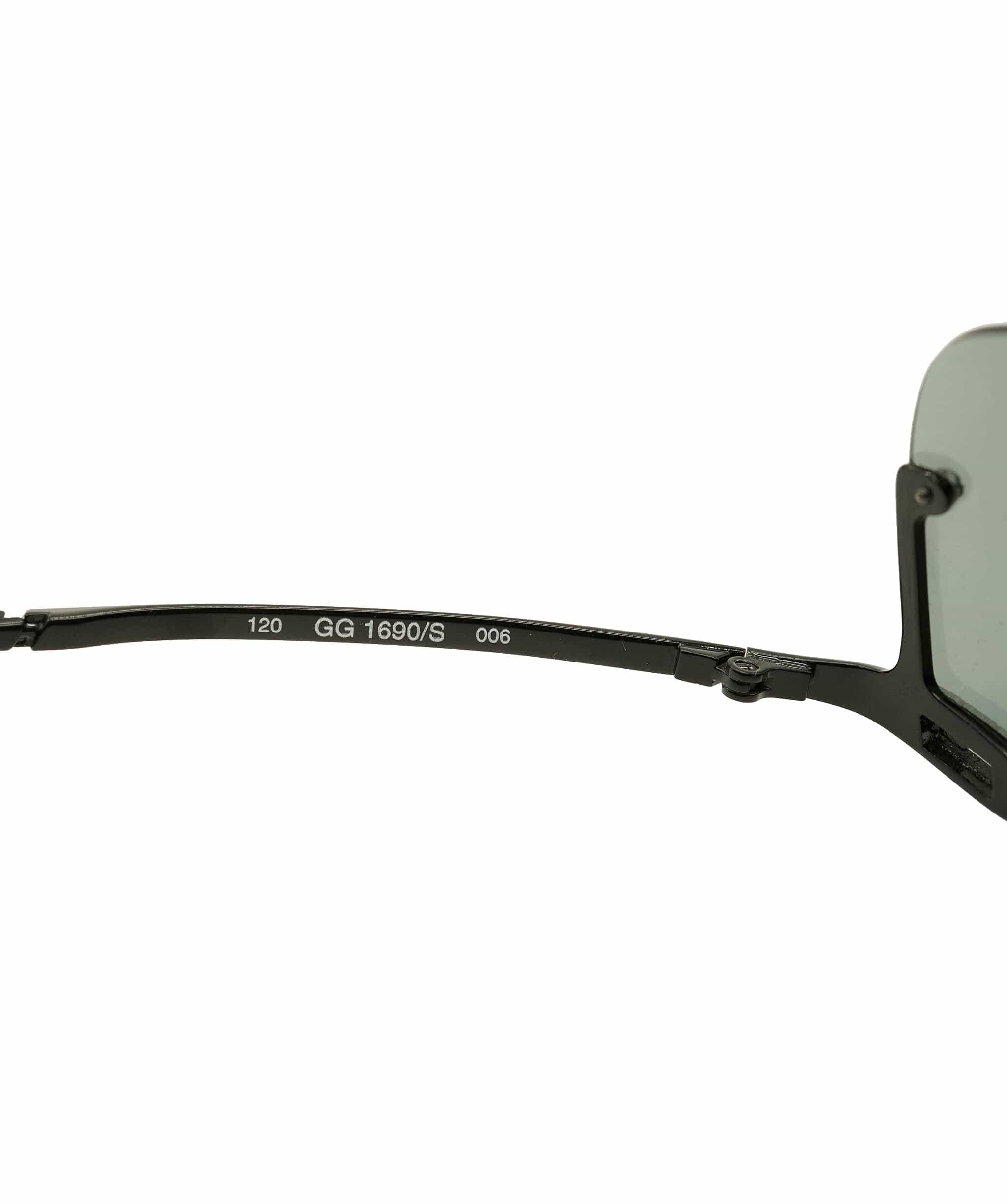 Gucci 90's style black sunglasses ALC2955