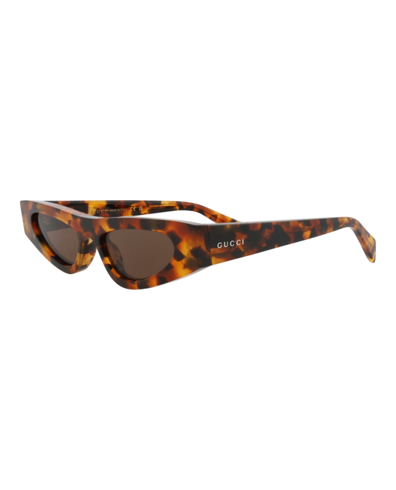 Gucci Womens Cat Eye Havana Havana Brown Fashion Designer Eyewear