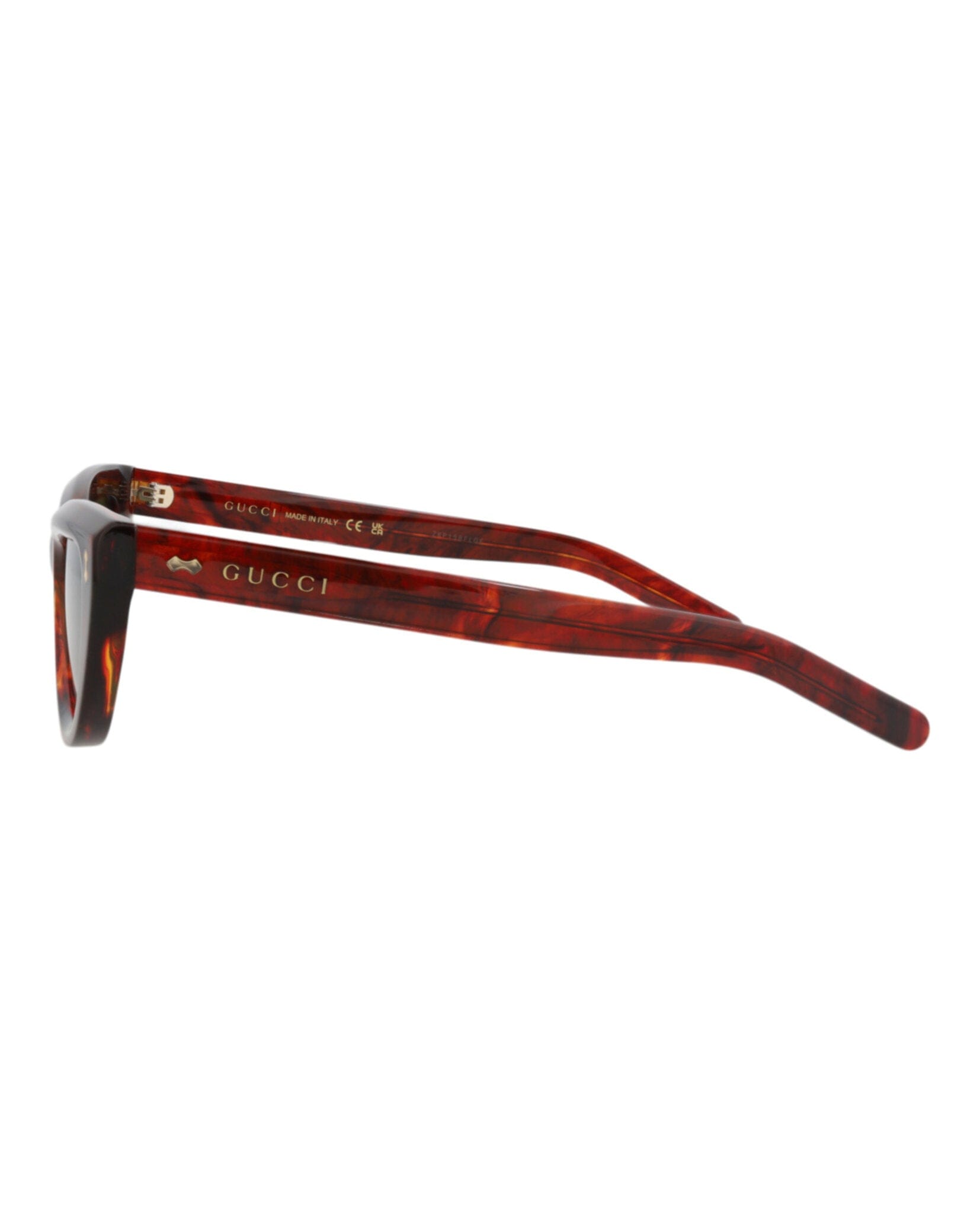 Gucci Womens Cat Eye Havana Havana Green Fashion Designer Eyewear