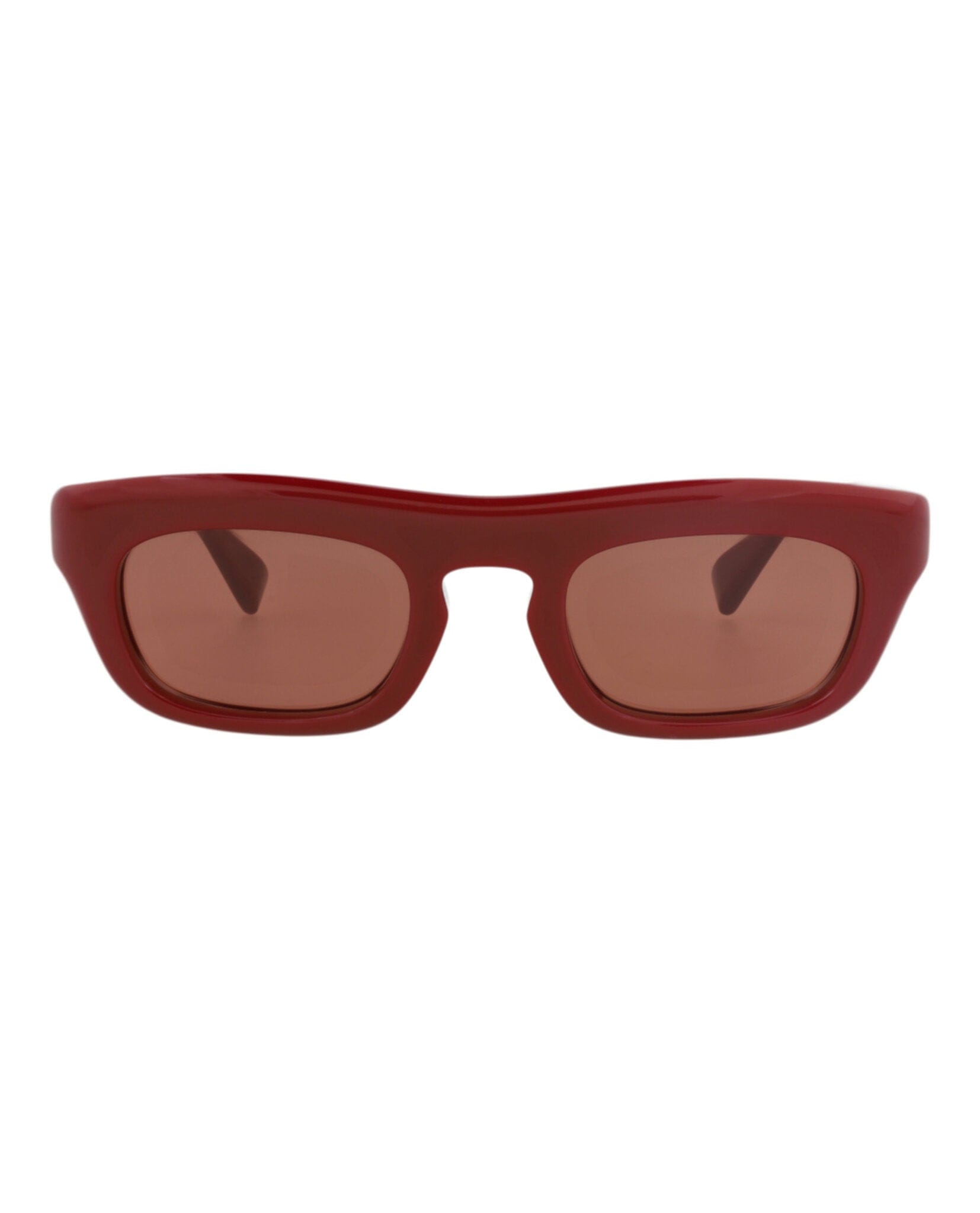 Gucci Mens Square/Rectangle Burgundy Burgundy Brown Fashion Designer Eyewear