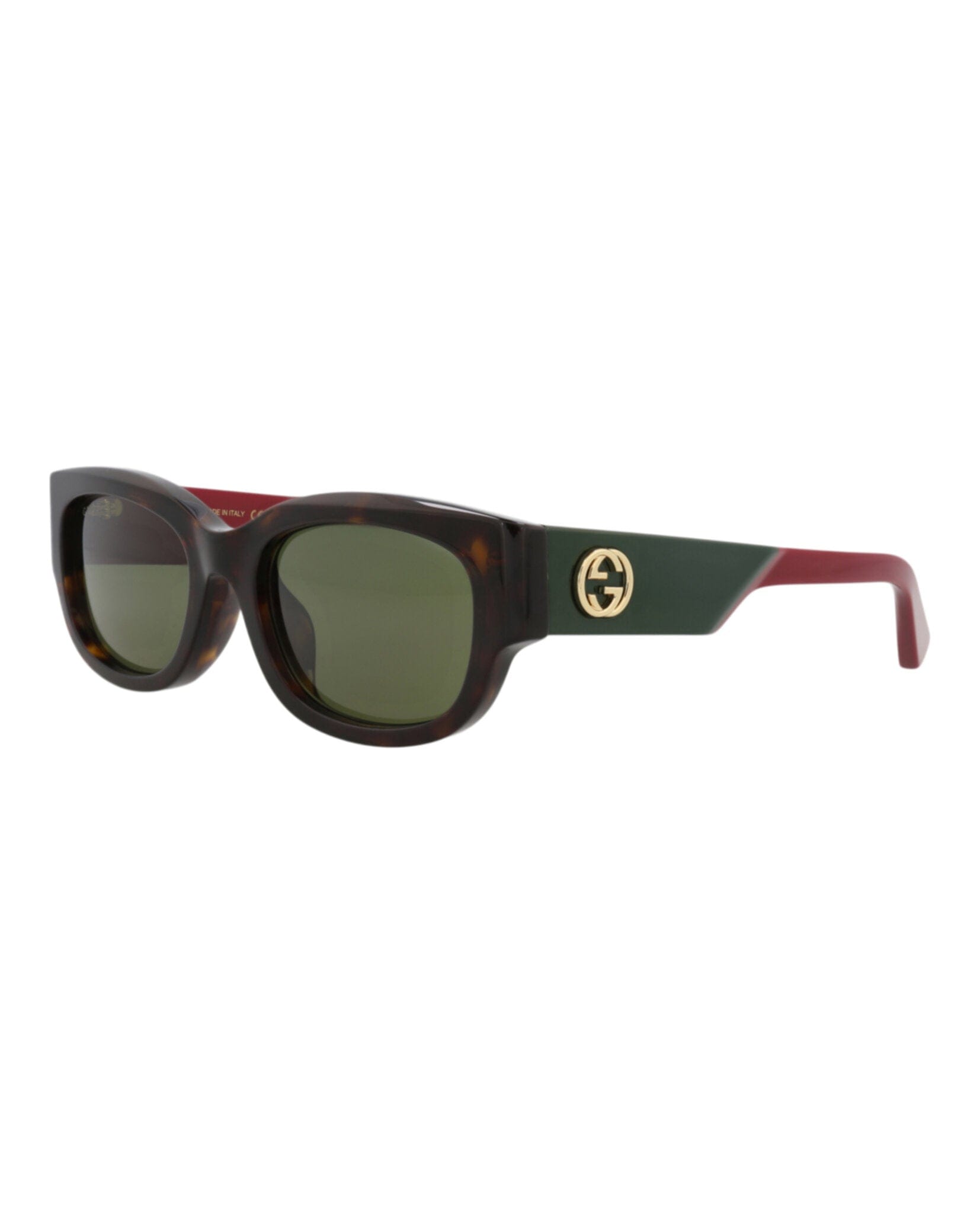 Gucci Womens Round/Oval Havana Red Green Fashion Designer Eyewear