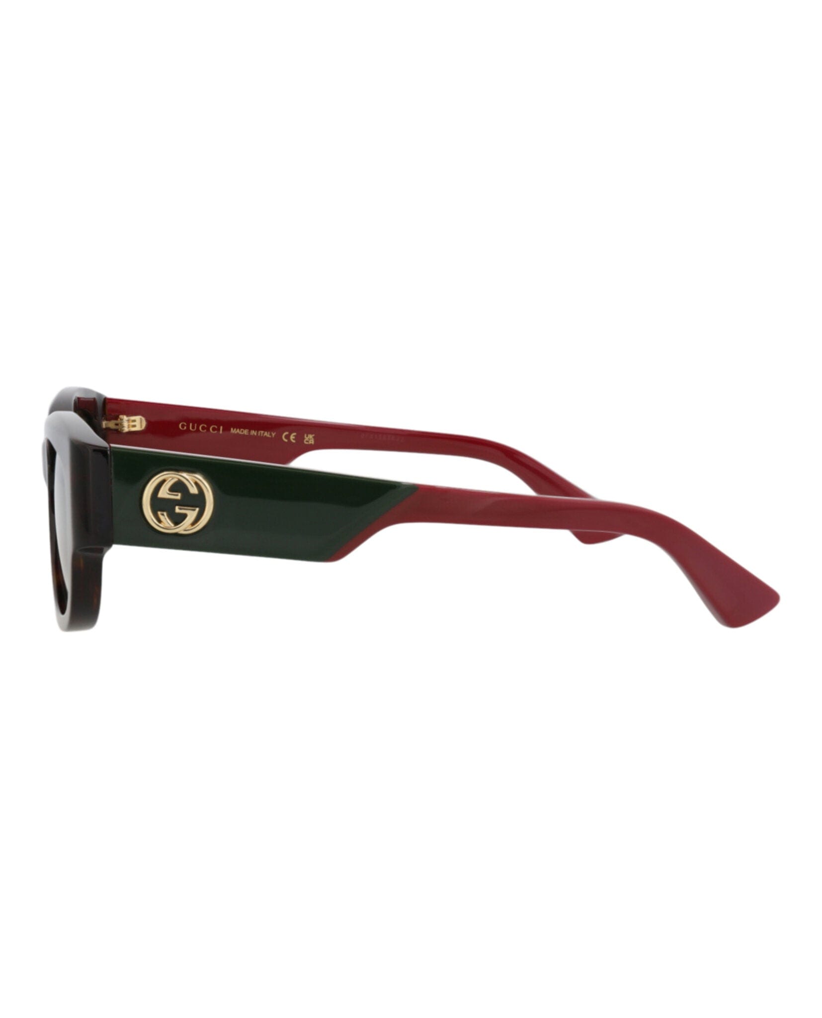 Gucci Womens Round/Oval Havana Red Green Fashion Designer Eyewear