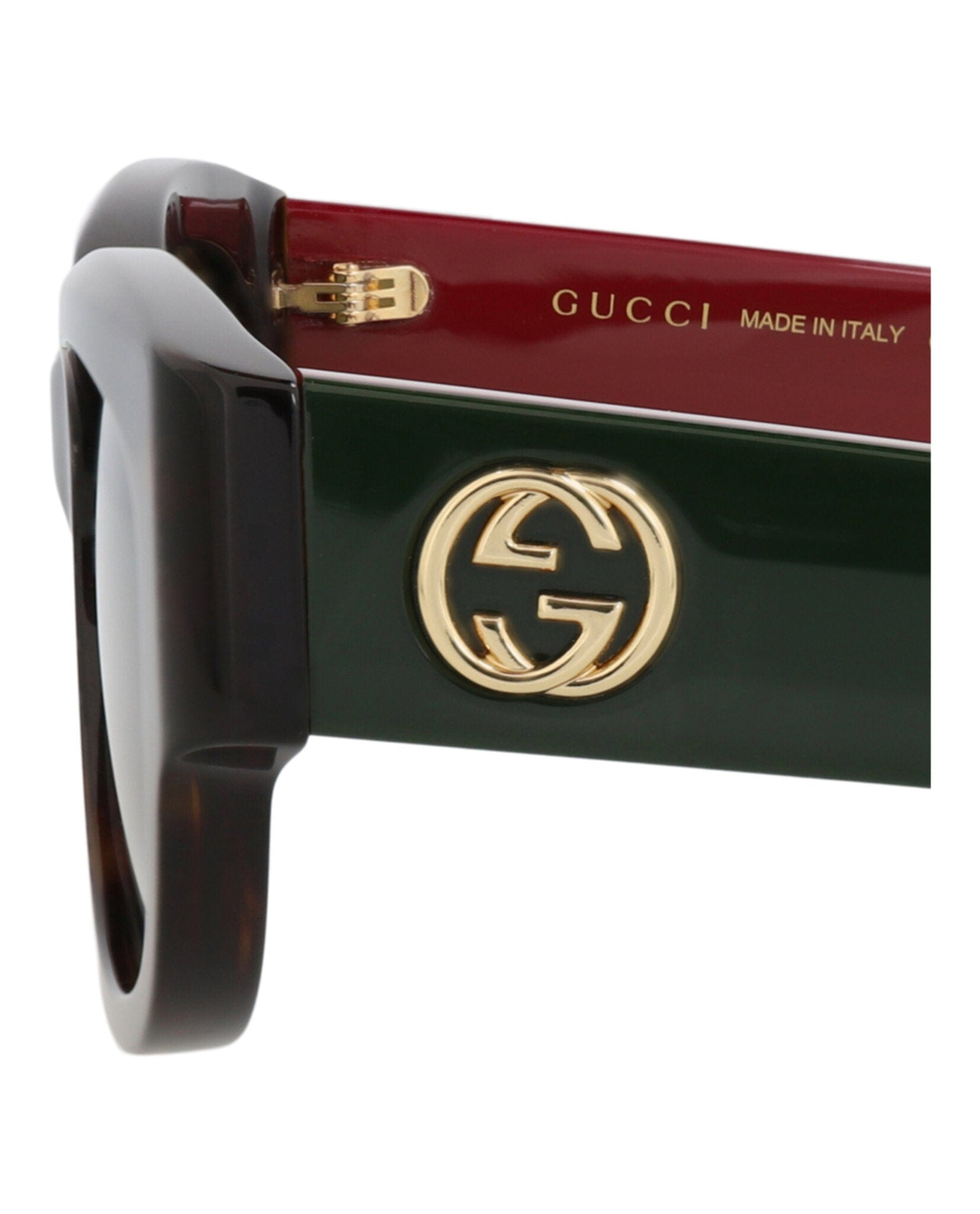 Gucci Womens Round/Oval Havana Red Green Fashion Designer Eyewear