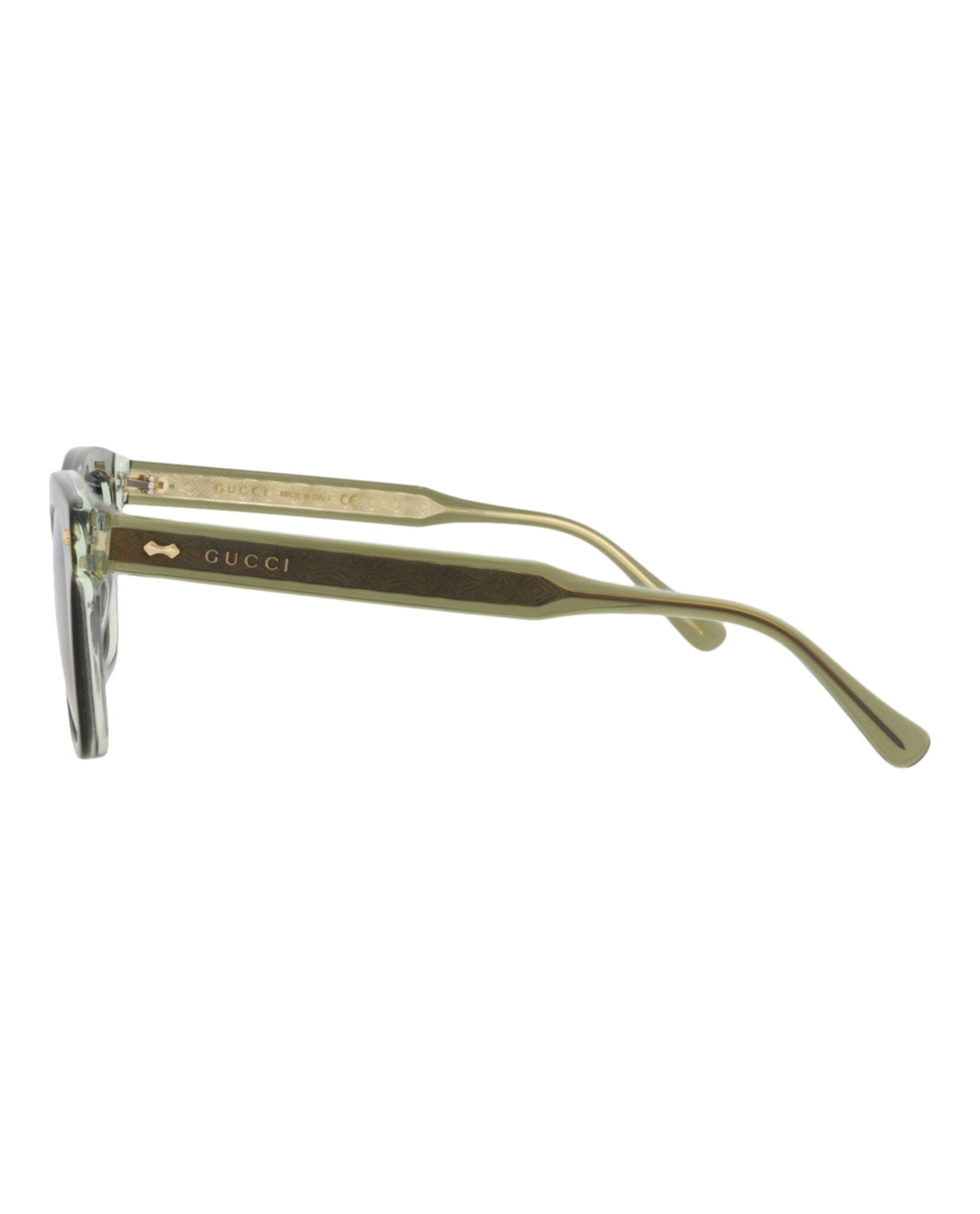 Gucci Mens Square/Rectangle Green Green Blue Fashion Designer Eyewear
