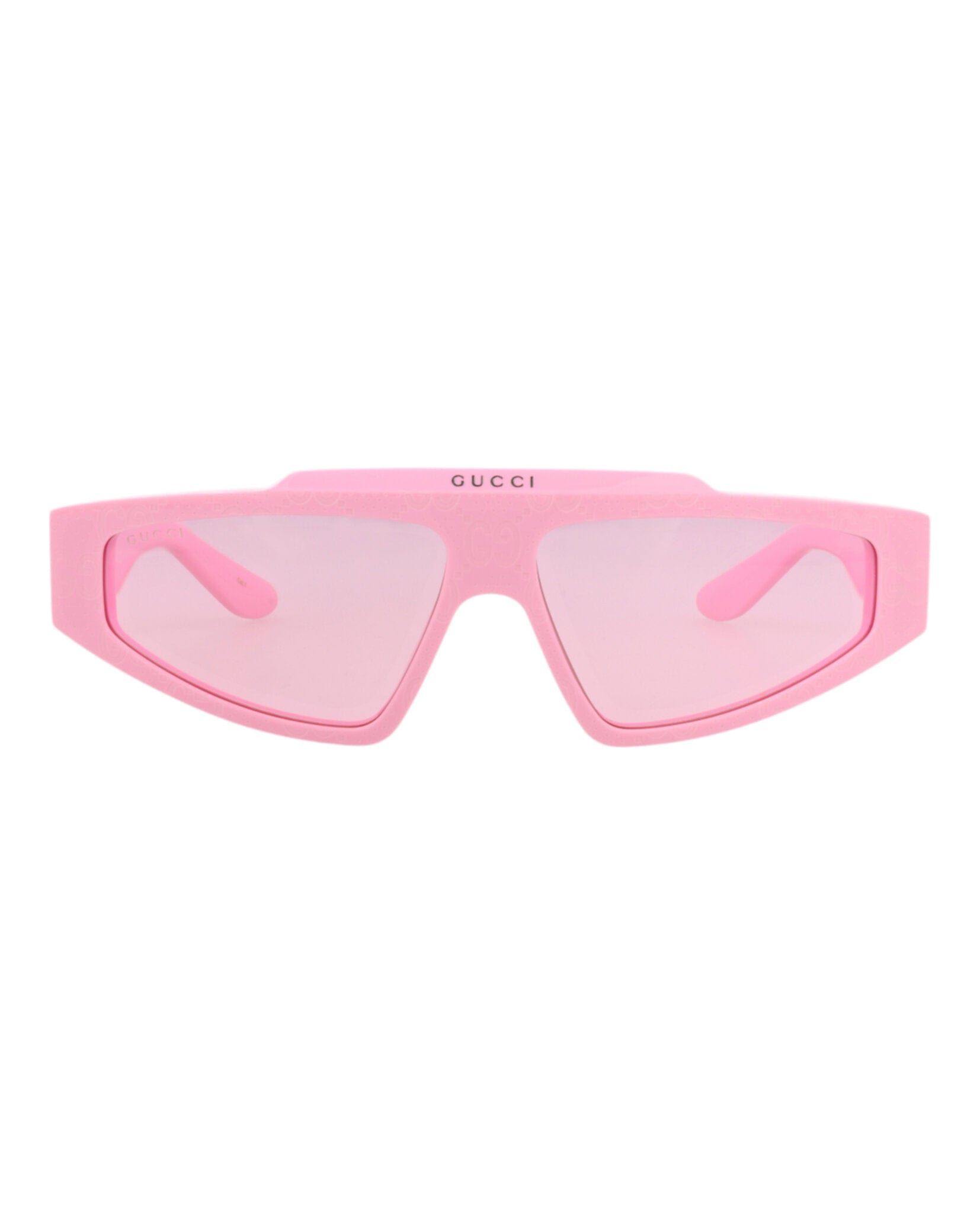 Gucci Mens Square/Rectangle Pink Pink Pink Fashion Designer Eyewear