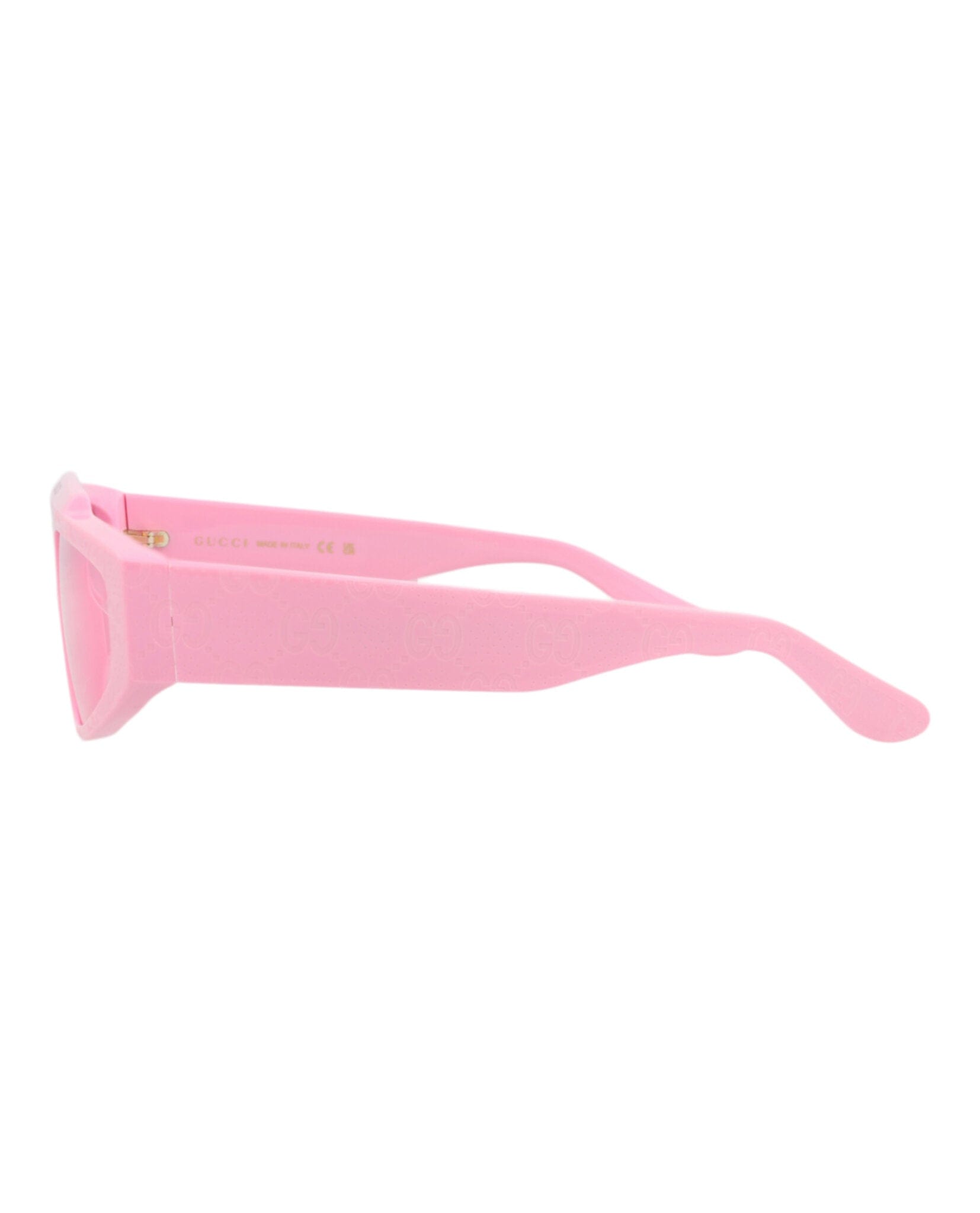 Gucci Mens Square/Rectangle Pink Pink Pink Fashion Designer Eyewear