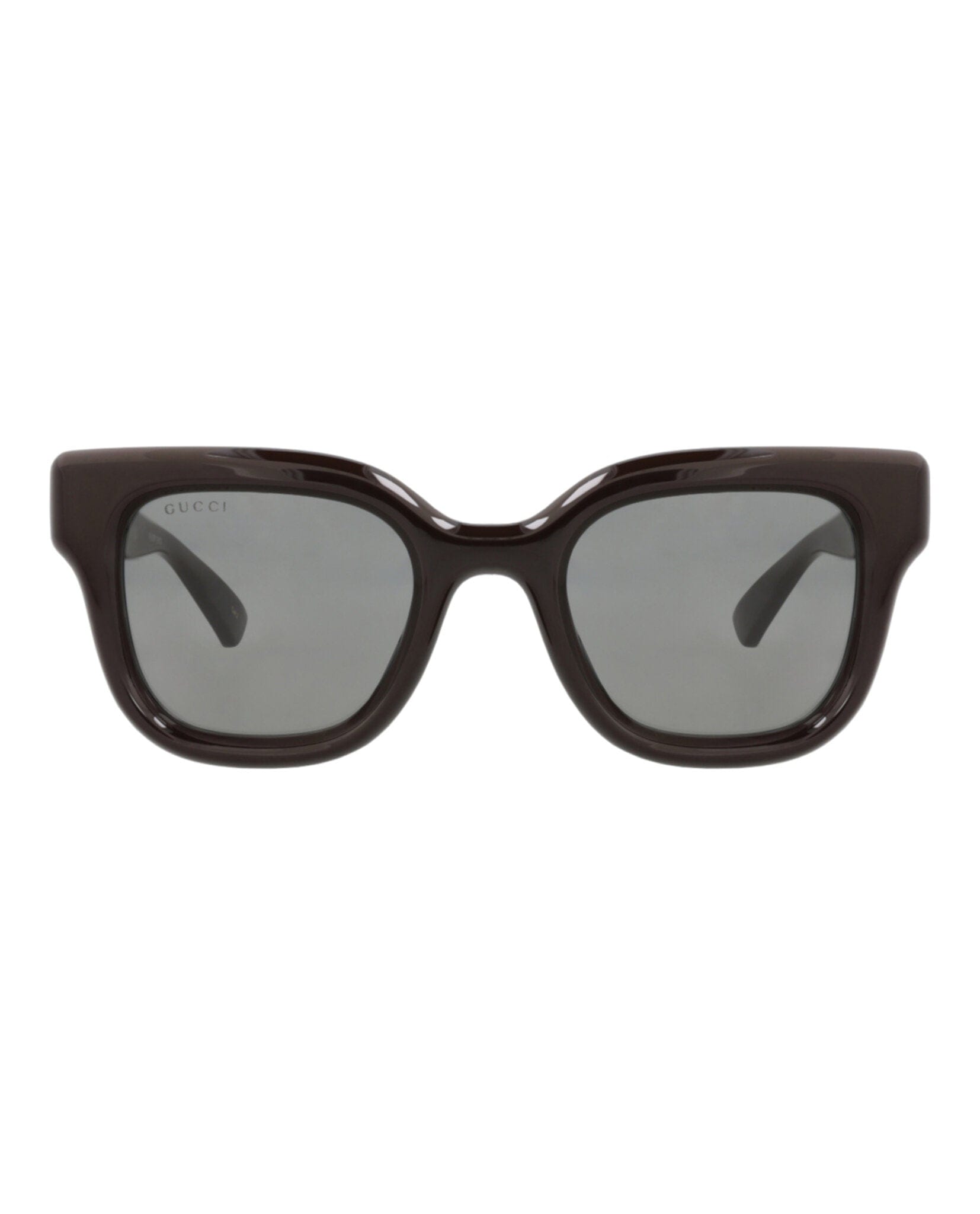 Gucci Womens Square/Rectangle Brown Brown Grey Fashion Designer Eyewear
