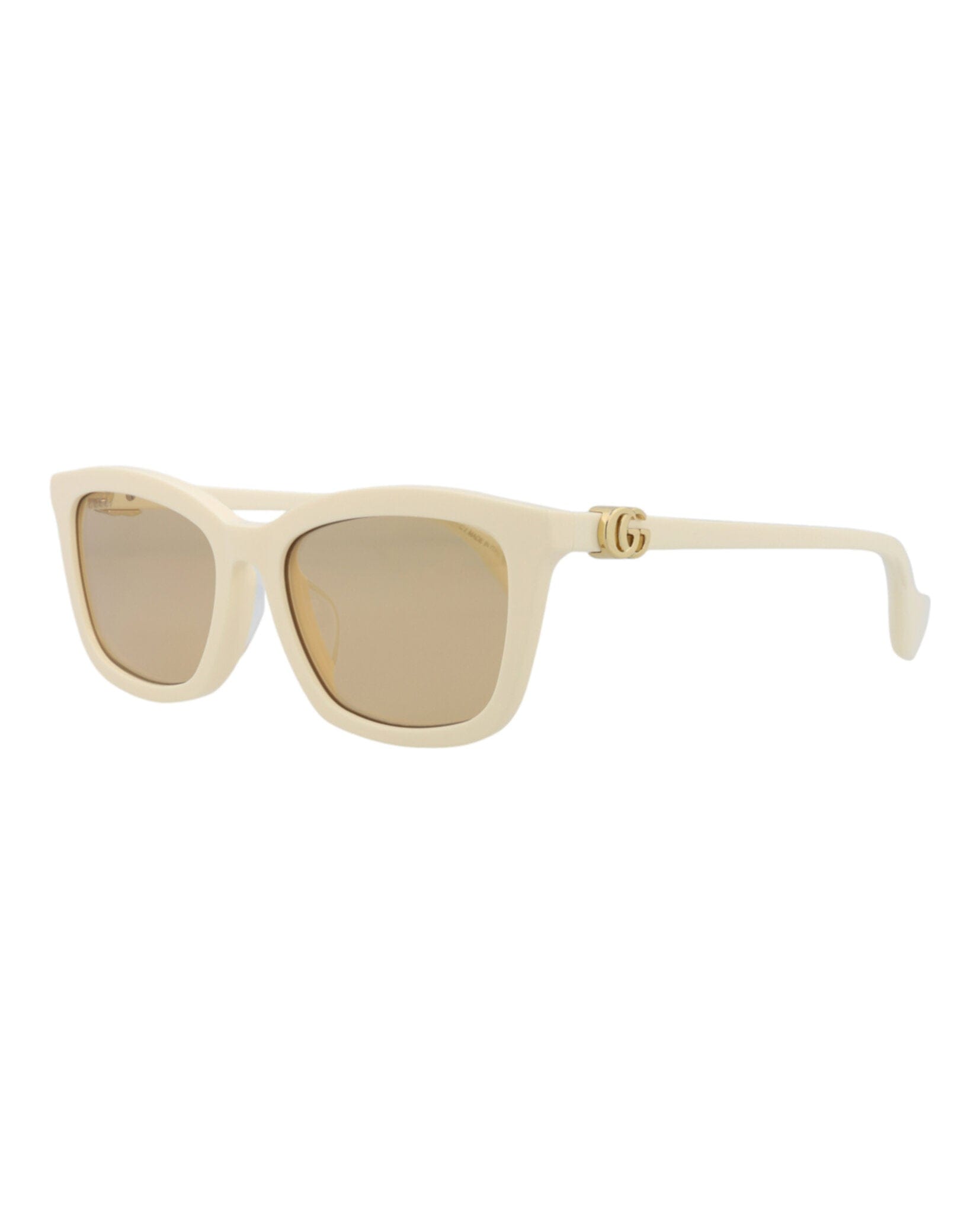 Gucci Womens Square/Rectangle Ivory Ivory Pink Fashion Designer Eyewear