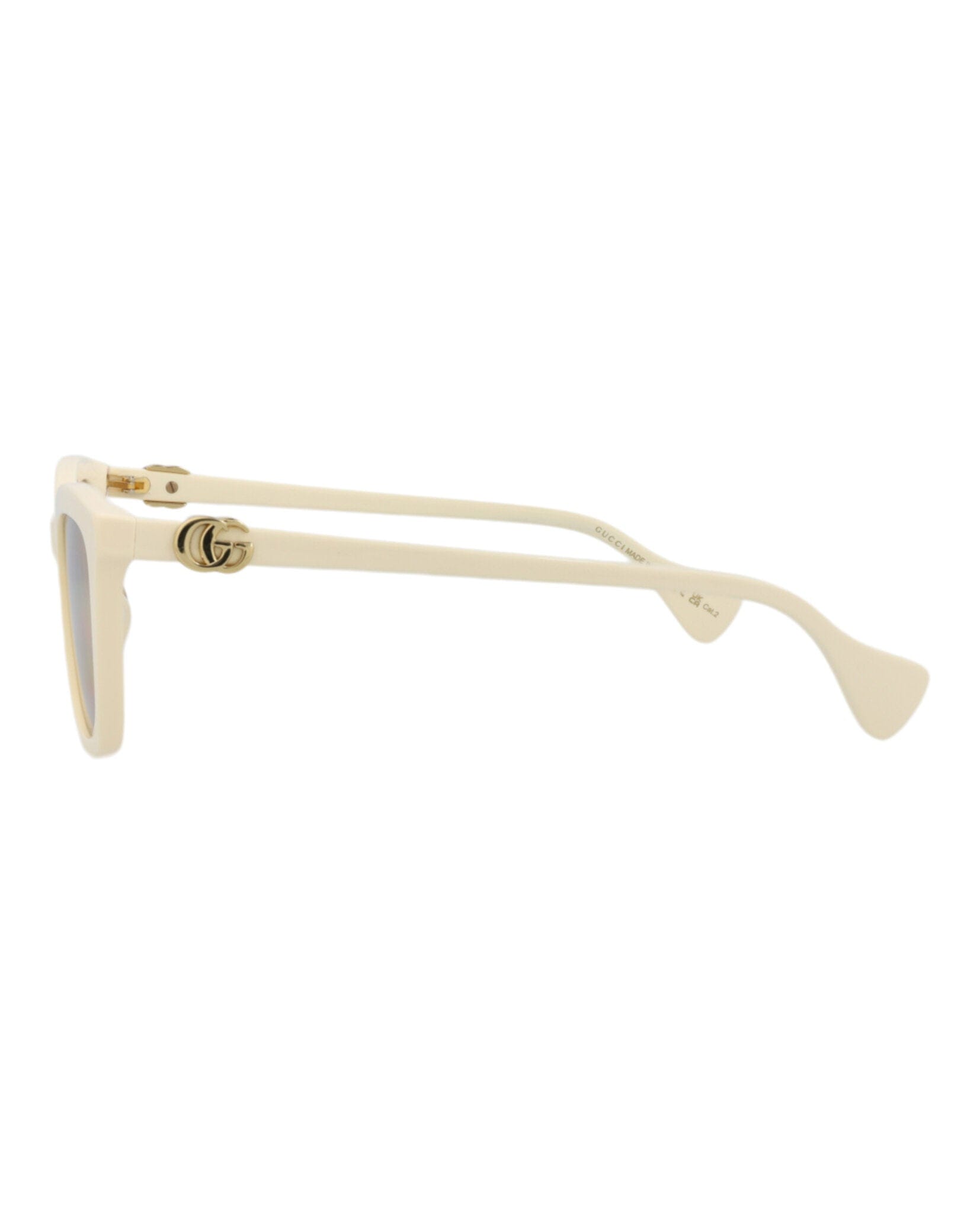 Gucci Womens Square/Rectangle Ivory Ivory Pink Fashion Designer Eyewear
