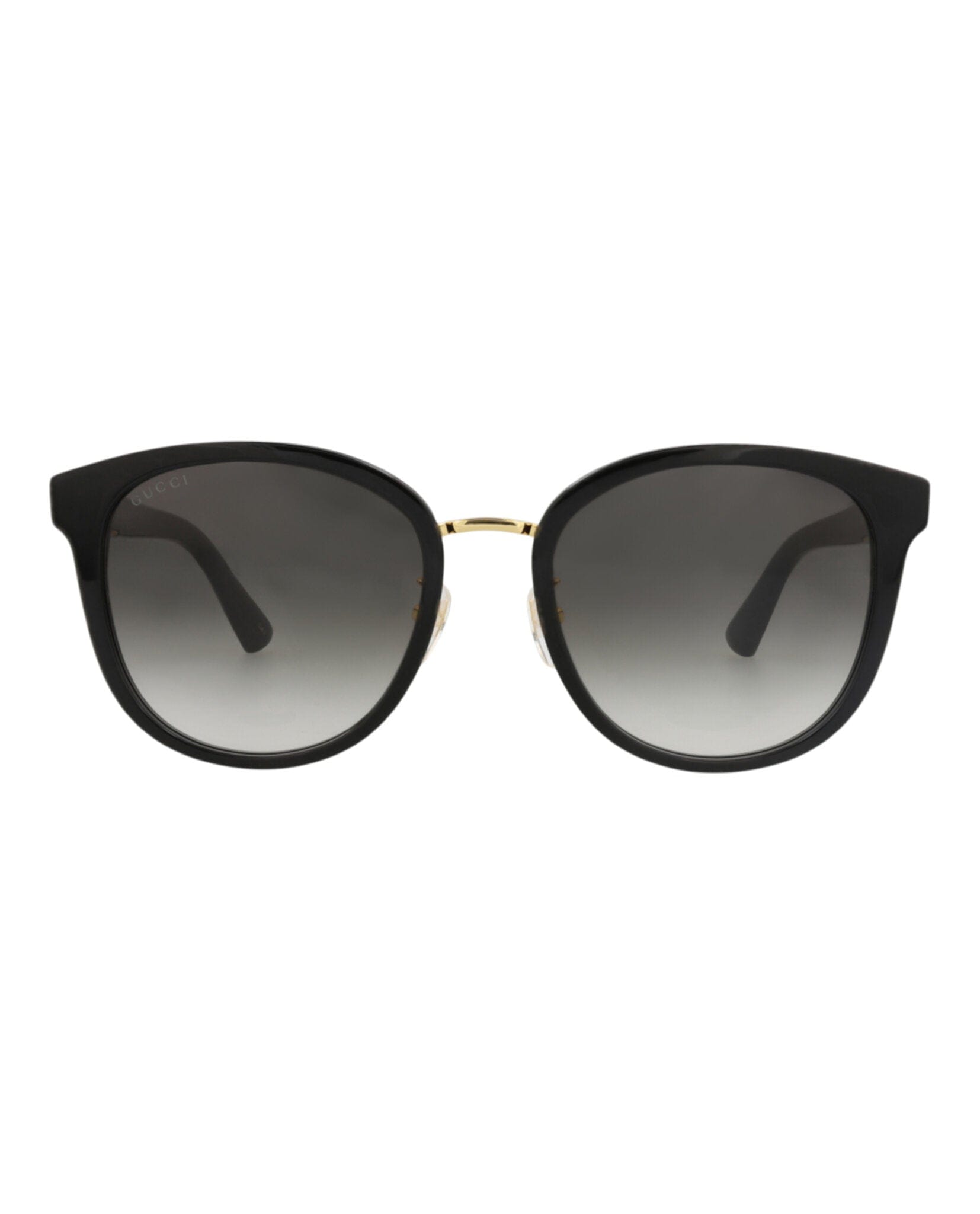 Gucci Womens Round/Oval Black Black Grey Fashion Designer Eyewear