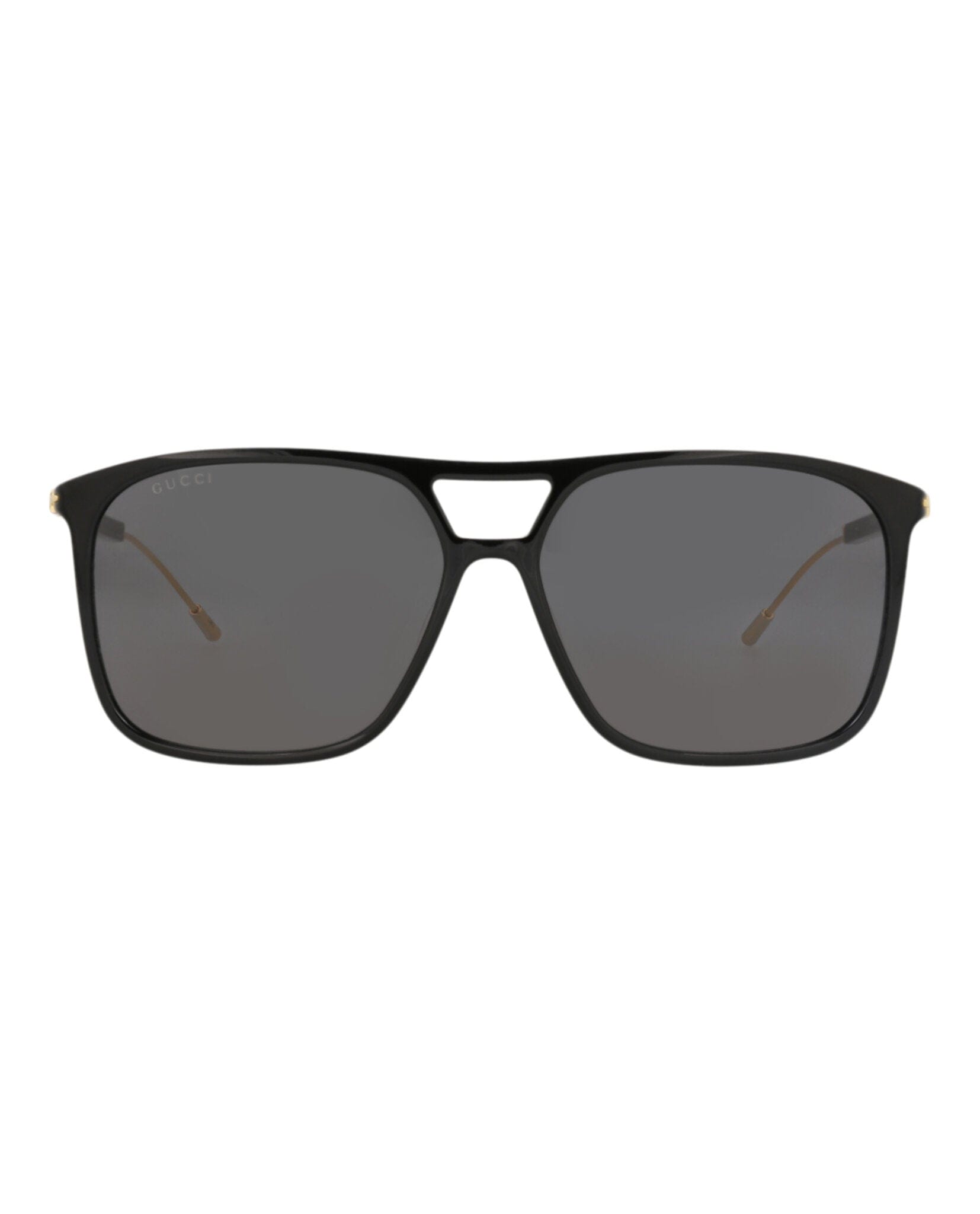 Gucci Mens Aviator Black Gold Grey Fashion Designer Eyewear
