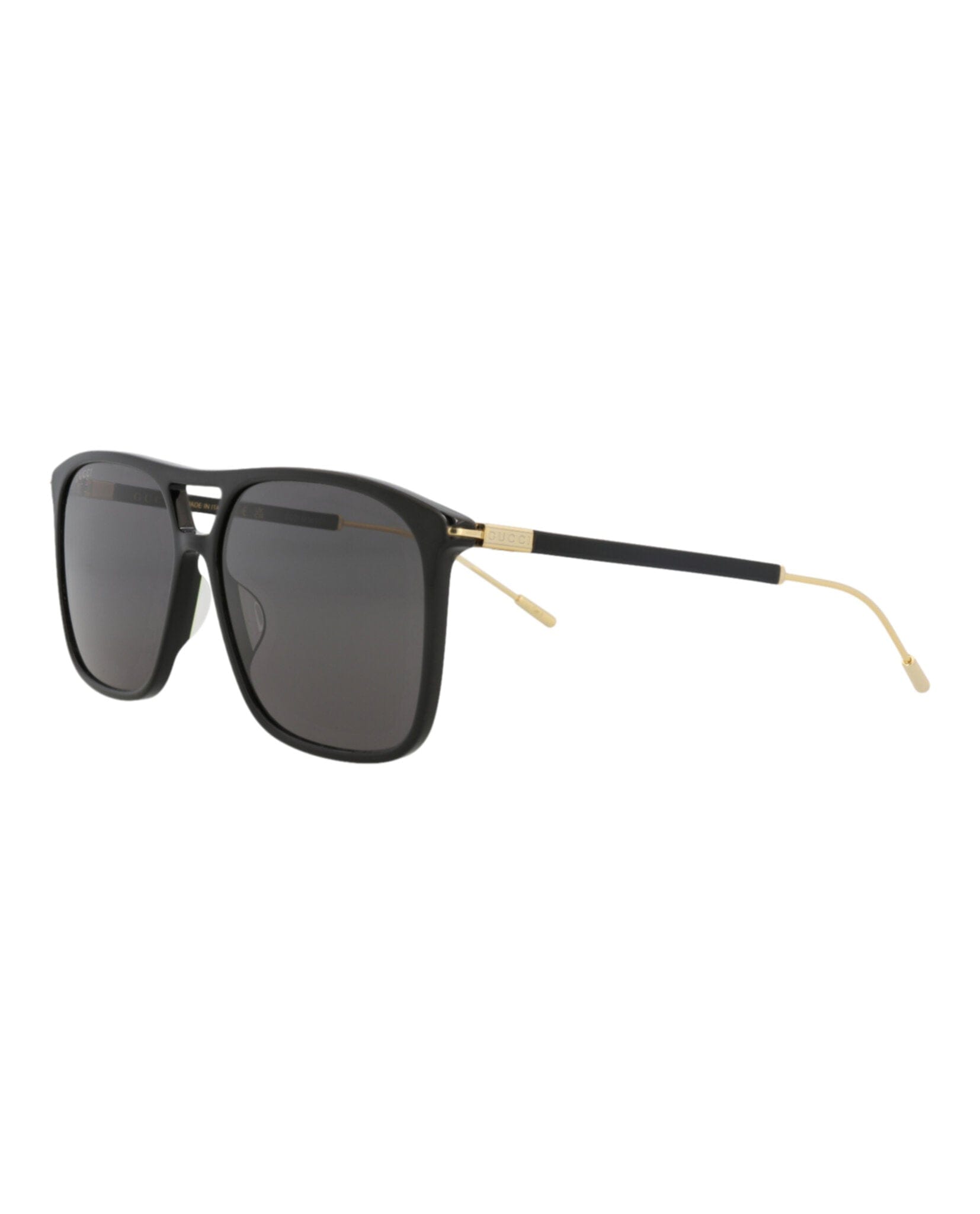 Gucci Mens Aviator Black Gold Grey Fashion Designer Eyewear