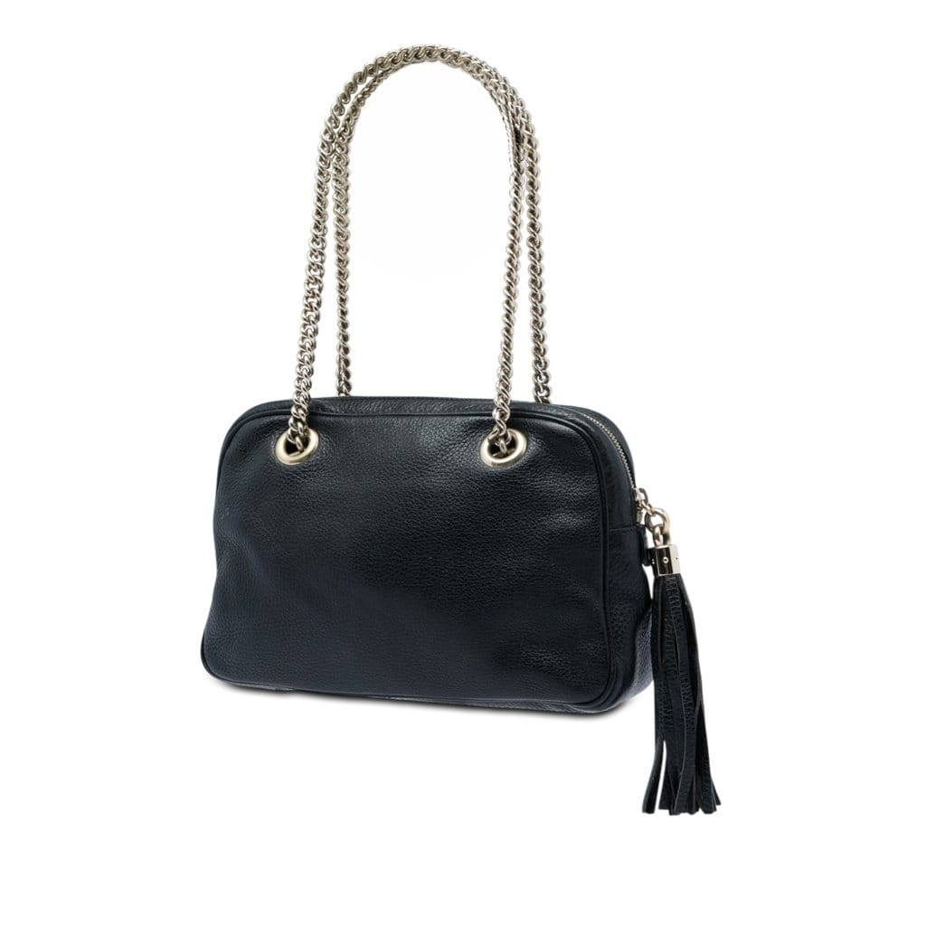 Gucci Leather Soho Chain Zip Shoulder Bag