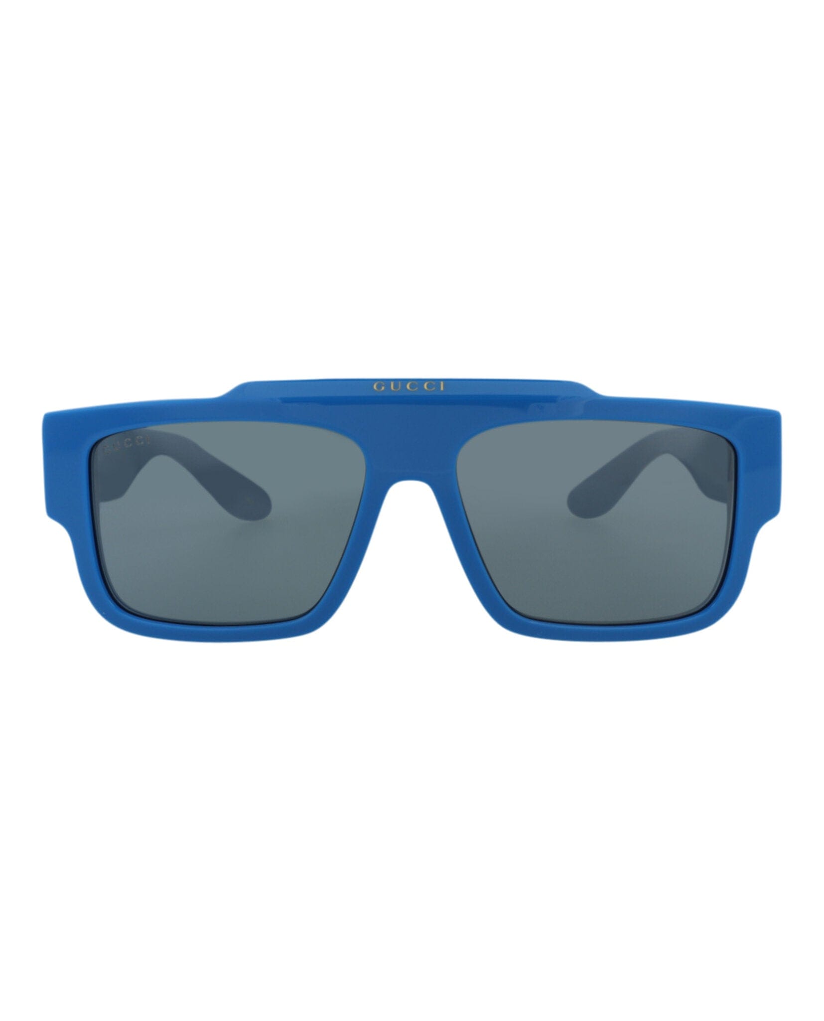 Gucci Mens Square/Rectangle Light Blue Light Blue Blue Fashion Designer Eyewear
