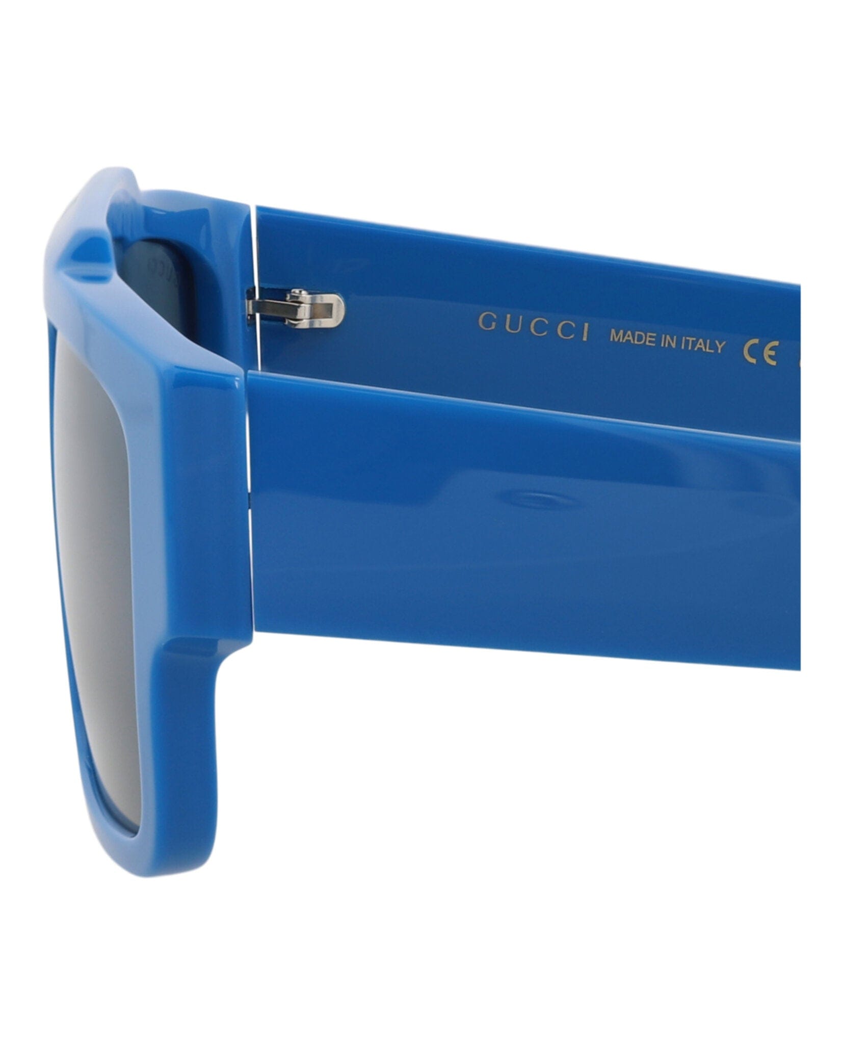 Gucci Mens Square/Rectangle Light Blue Light Blue Blue Fashion Designer Eyewear