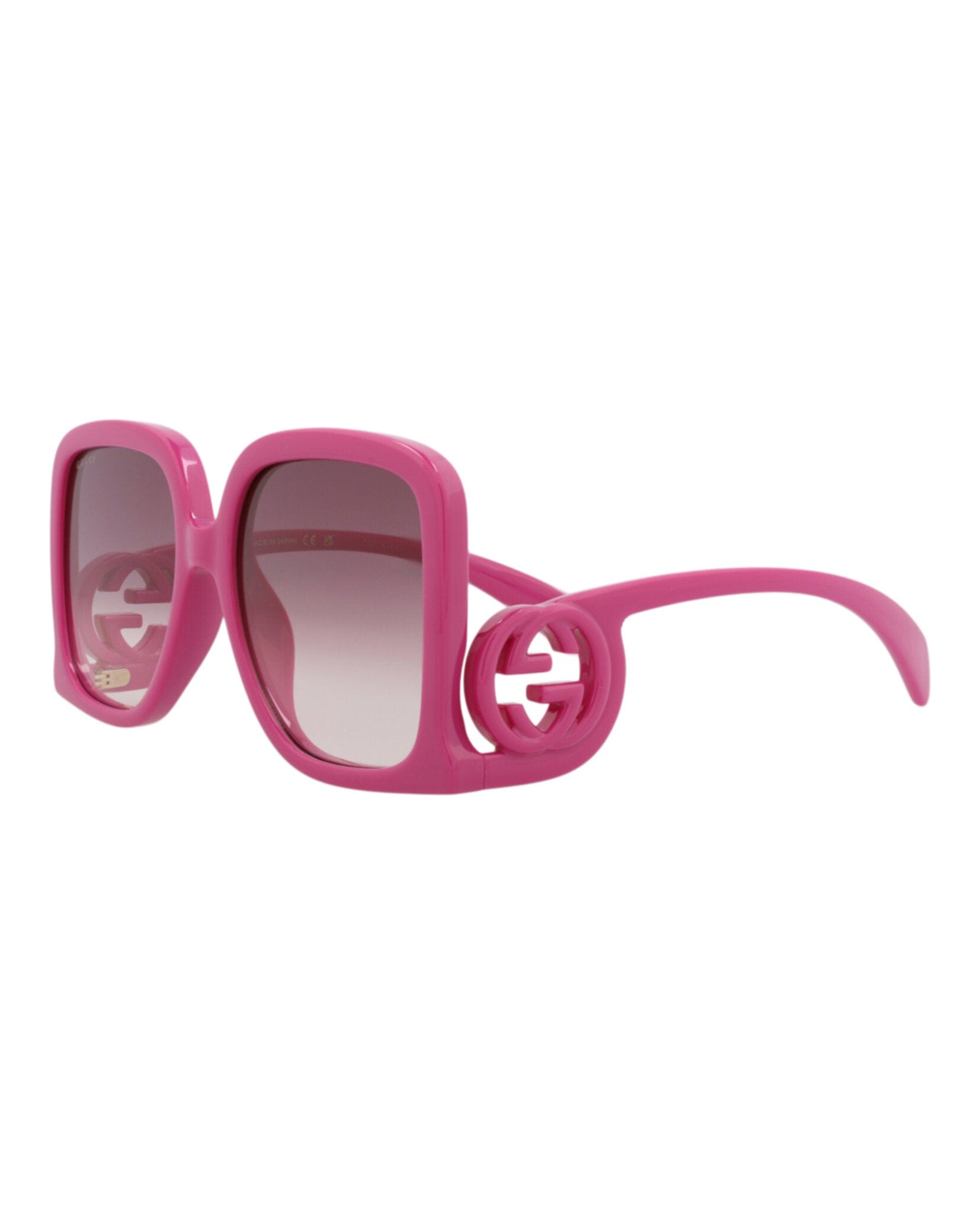 Gucci Womens Square/Rectangle Fuchsia Fuchsia Violet Fashion Designer Eyewear