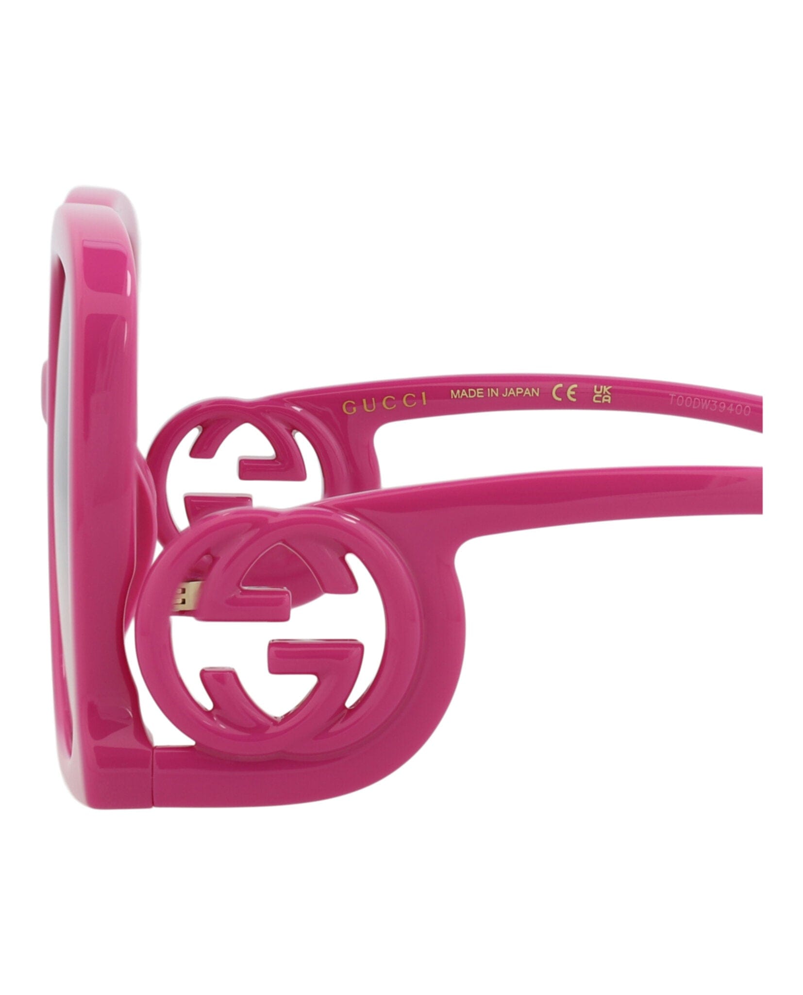 Gucci Womens Square/Rectangle Fuchsia Fuchsia Violet Fashion Designer Eyewear