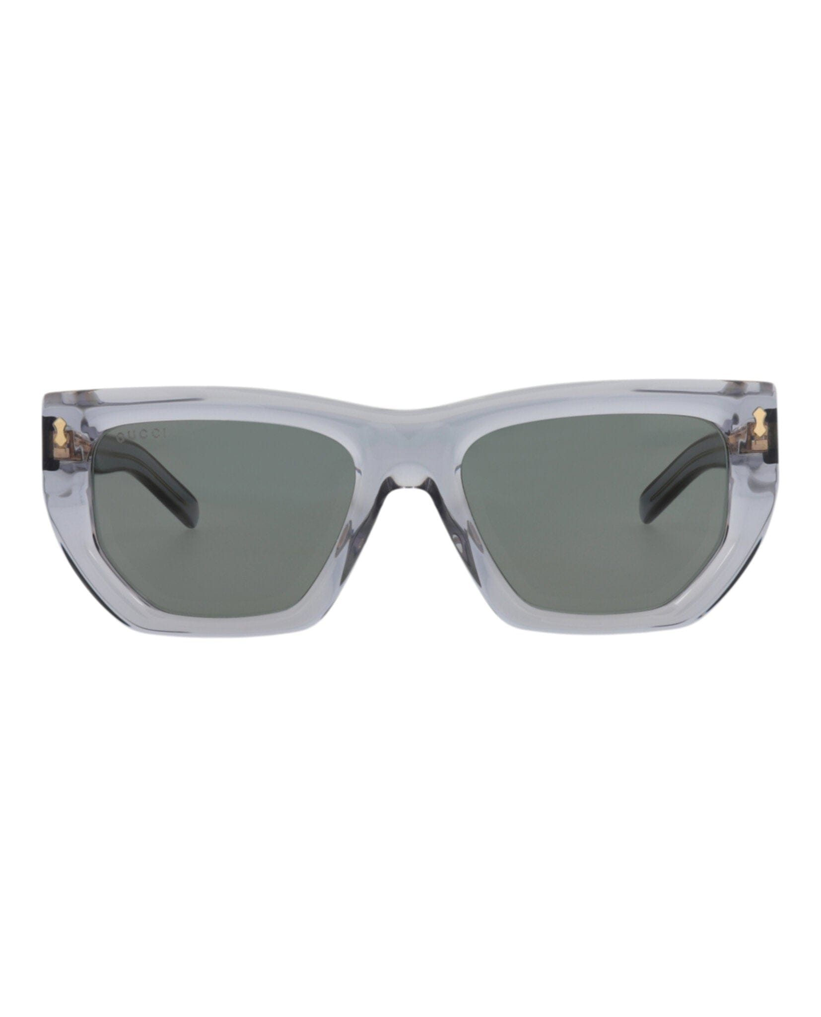 Gucci Womens Cat Eye Grey Grey Grey Fashion Designer Eyewear