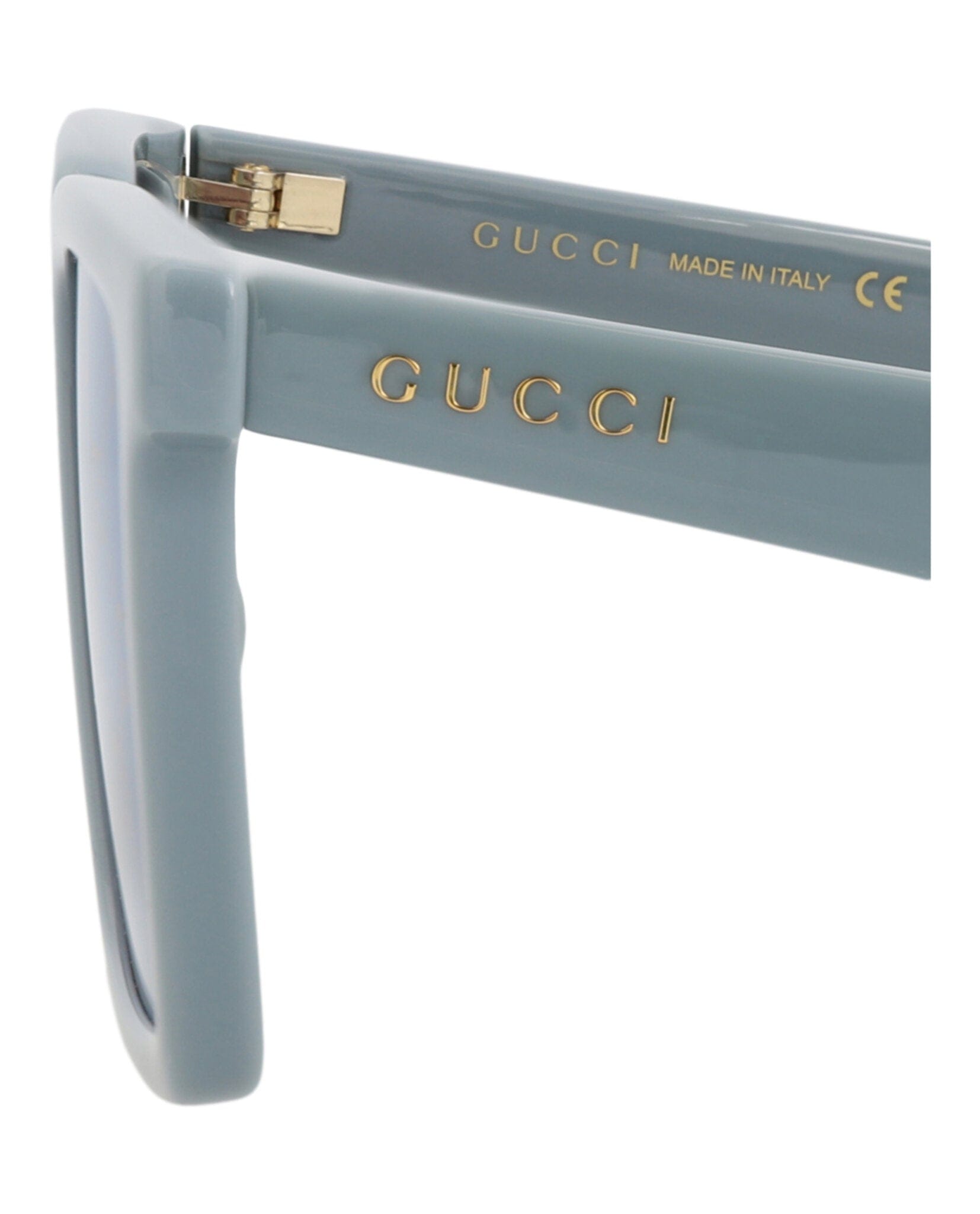Gucci Mens Square/Rectangle Light Blue Light Blue Violet Fashion Designer Eyewear