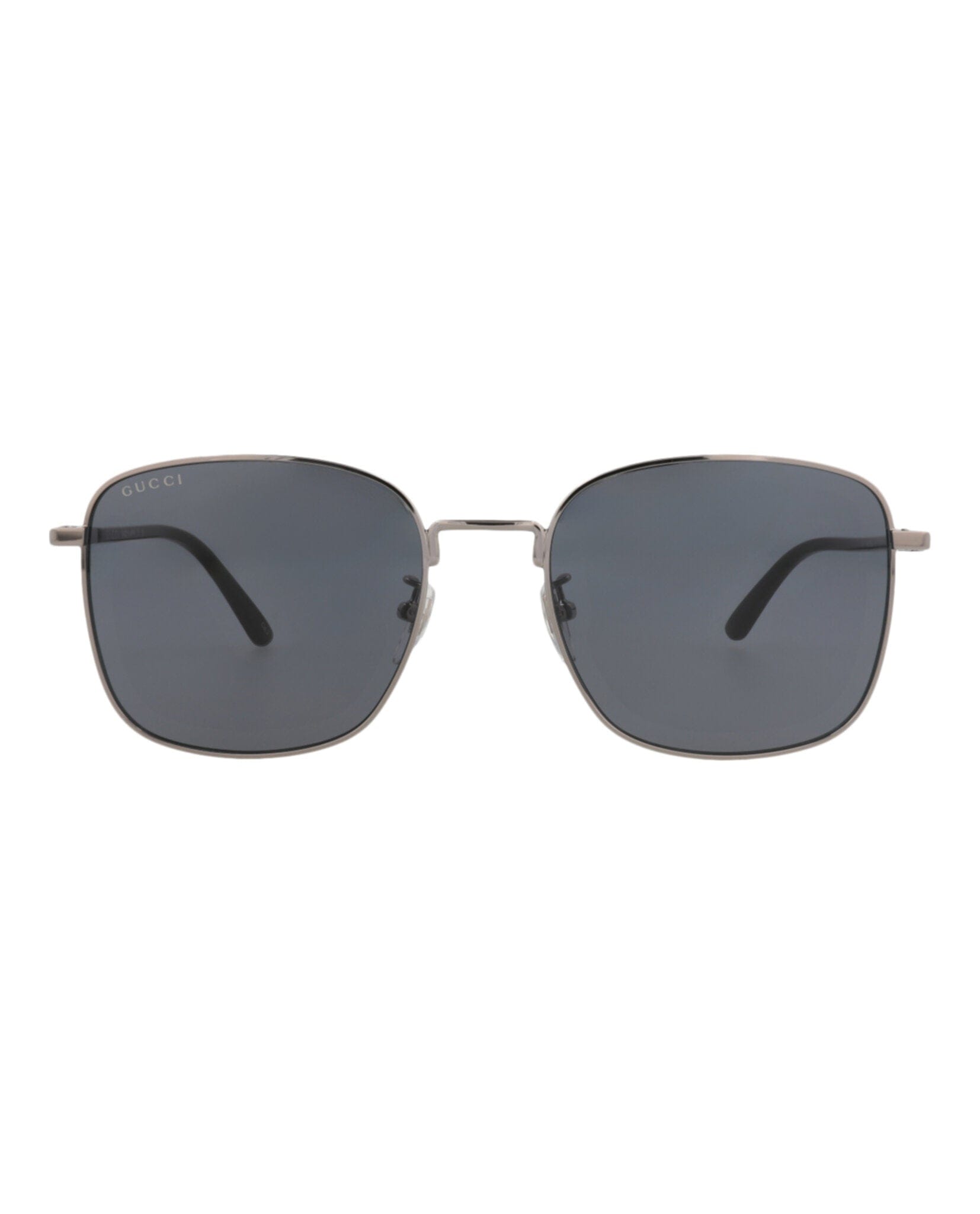 Gucci Mens Square/Rectangle Ruthenium Black Grey Fashion Designer Eyewear