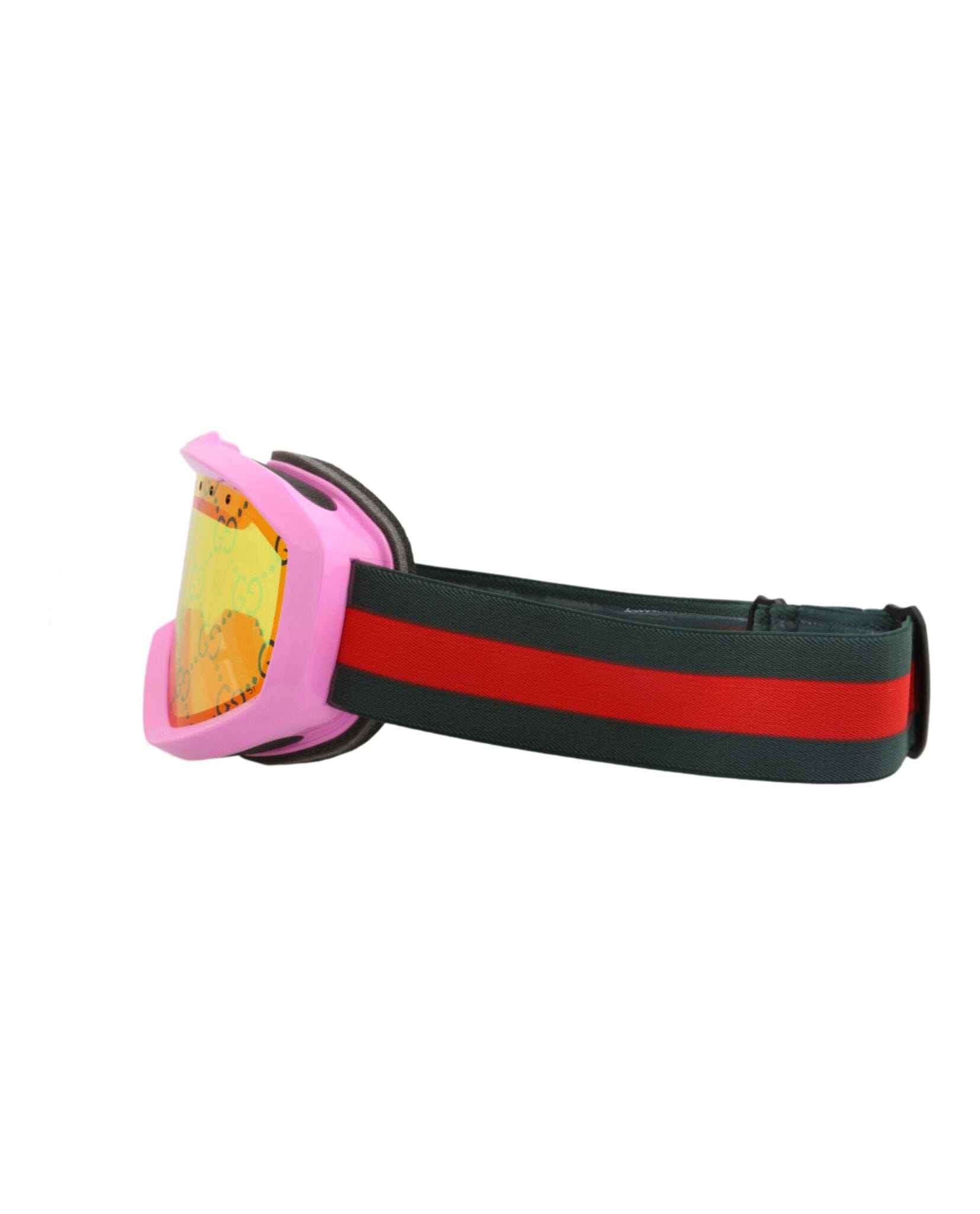 Gucci Unisex Shield/Wrap Pink Multicolor Yellow Fashion Designer Eyewear