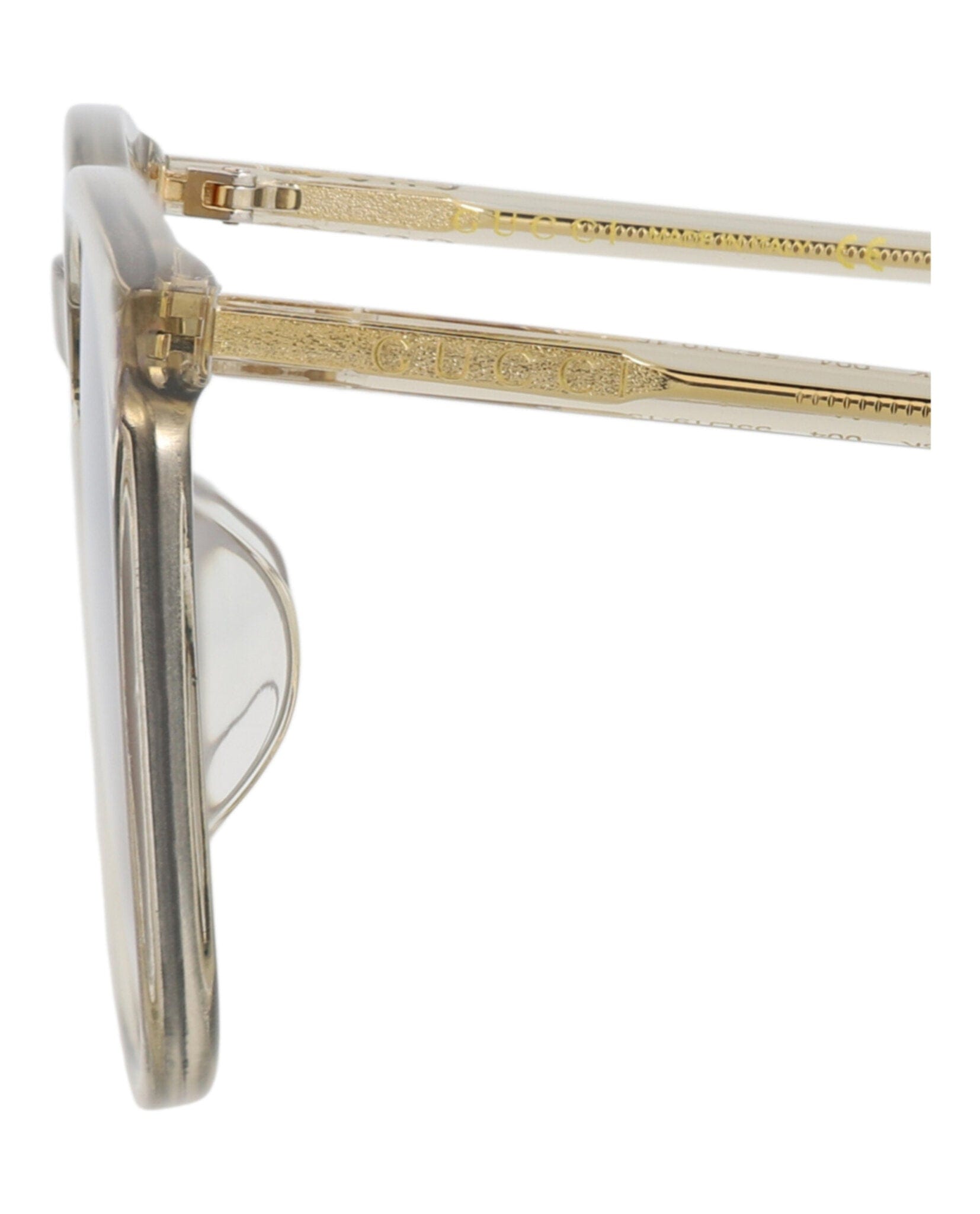 Gucci Mens Square/Rectangle Brown Brown Brown Fashion Designer Eyewear