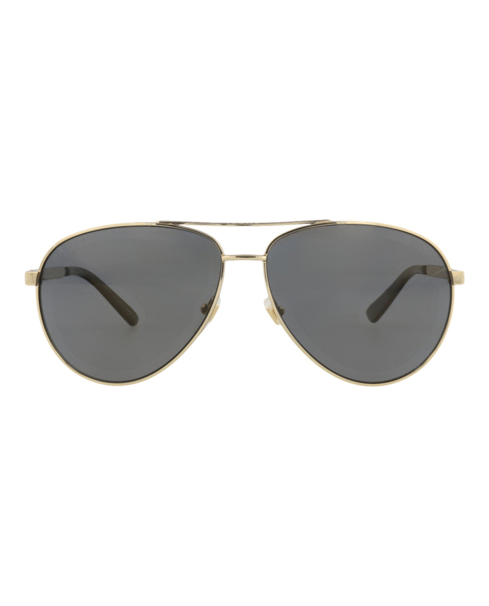 Gucci Mens Aviator Gold Gold Grey Fashion Designer Eyewear