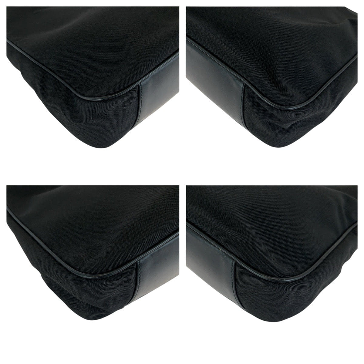 Gucci Bamboo Nylon Leather Shoulder Bag