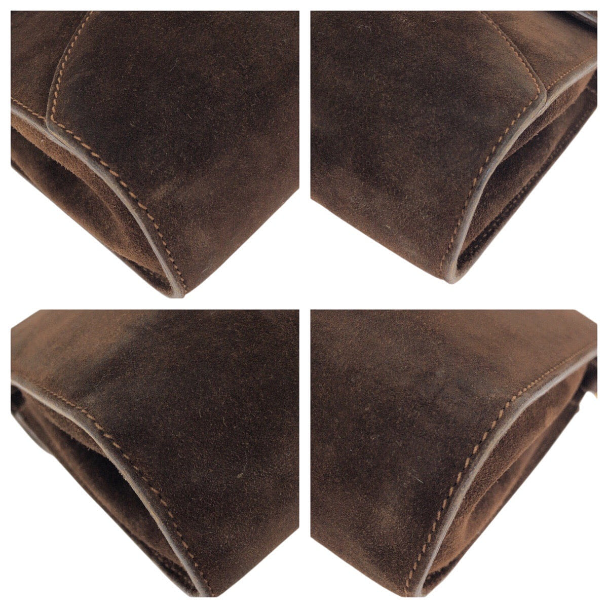 Gucci Vintage Suede Shoulder Bag
