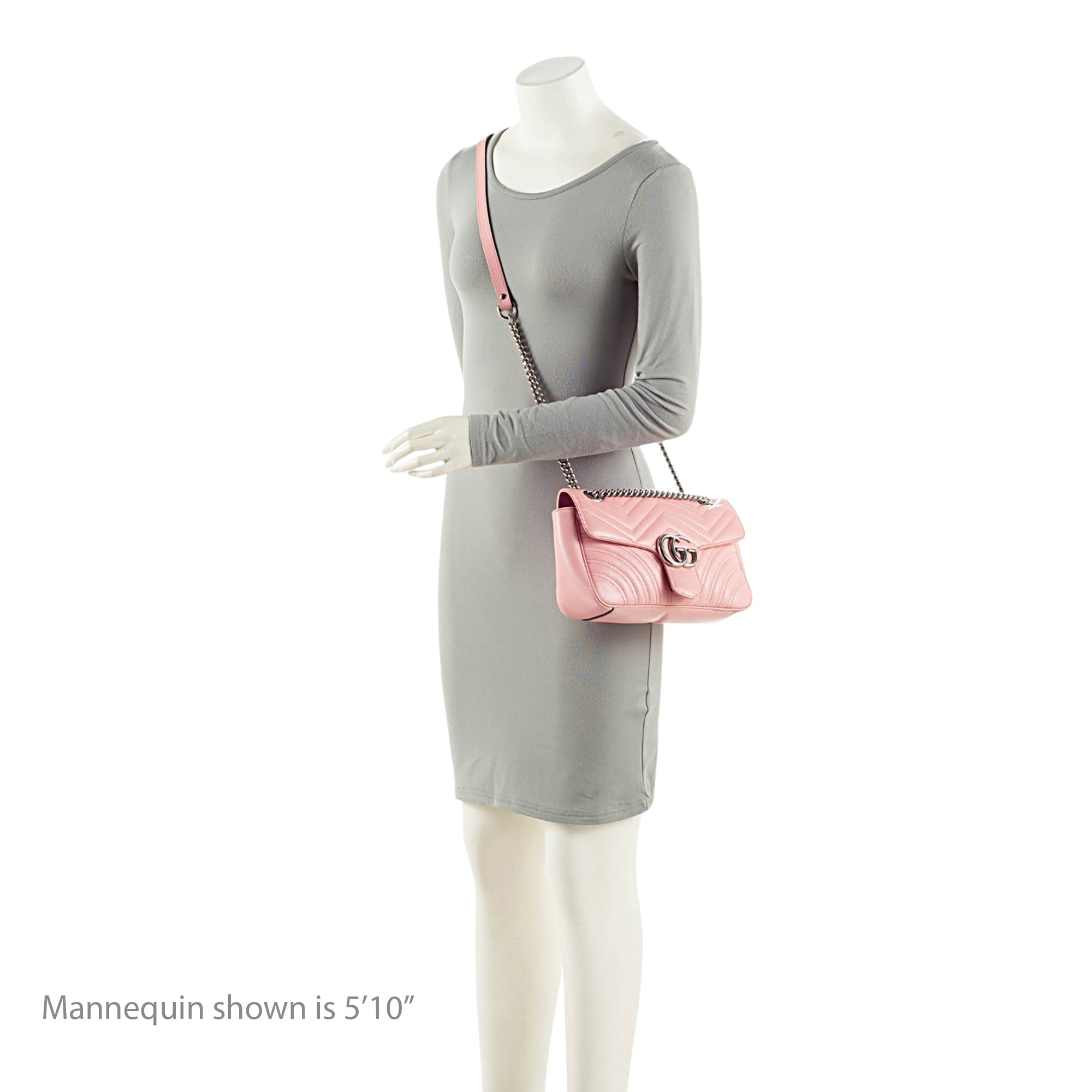 Gucci Matelasse Leather GG Marmont Medium Flap Bag
