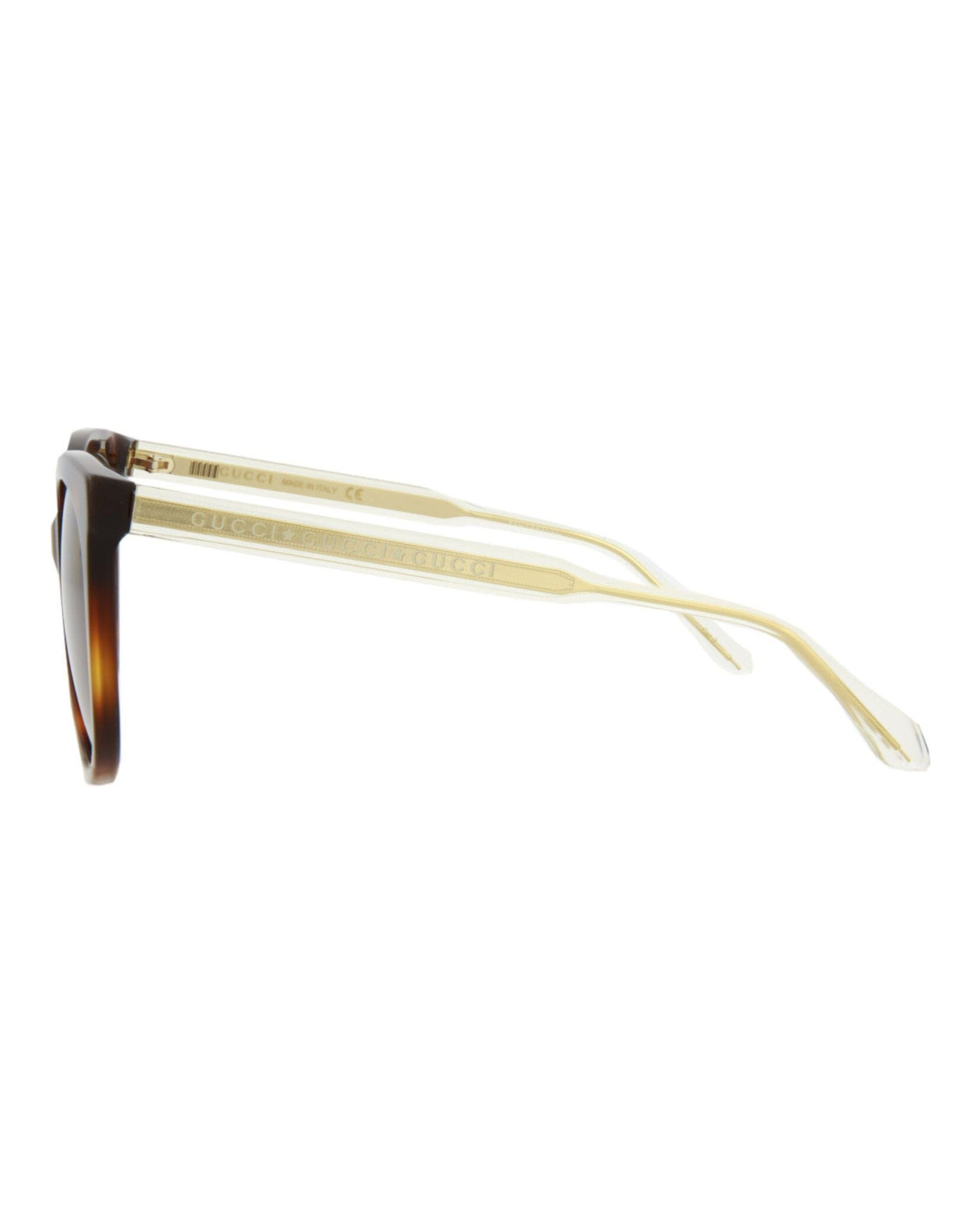 Gucci Womens Cat Eye Havana Crystal Brown Fashion Designer Eyewear