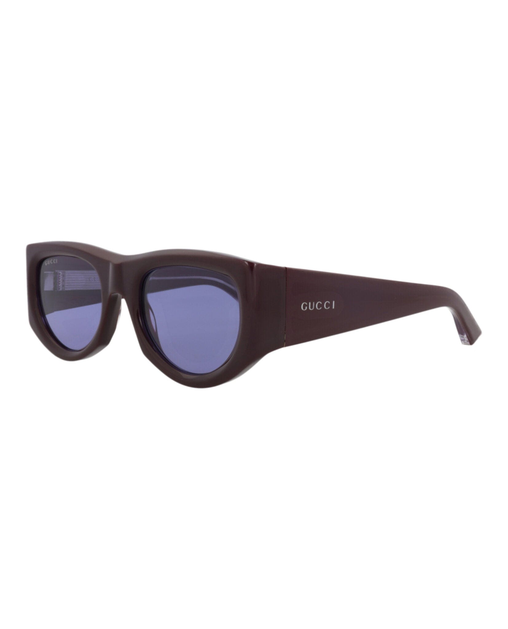 Gucci Womens Cat Eye Violet Violet Violet Fashion Designer Eyewear