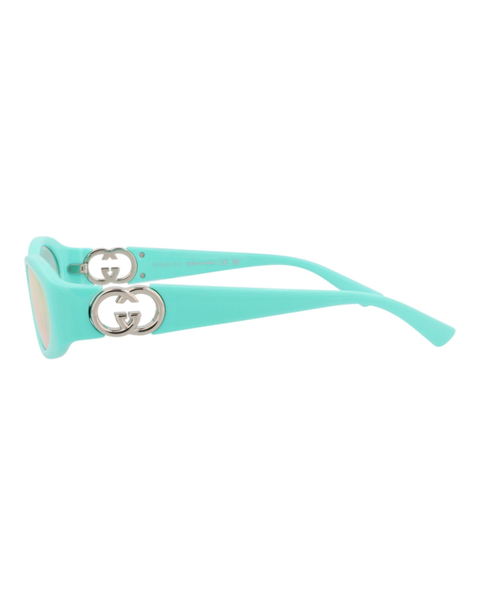 Gucci Womens Round/Oval Light Blue Light Blue Pink Fashion Designer Eyewear