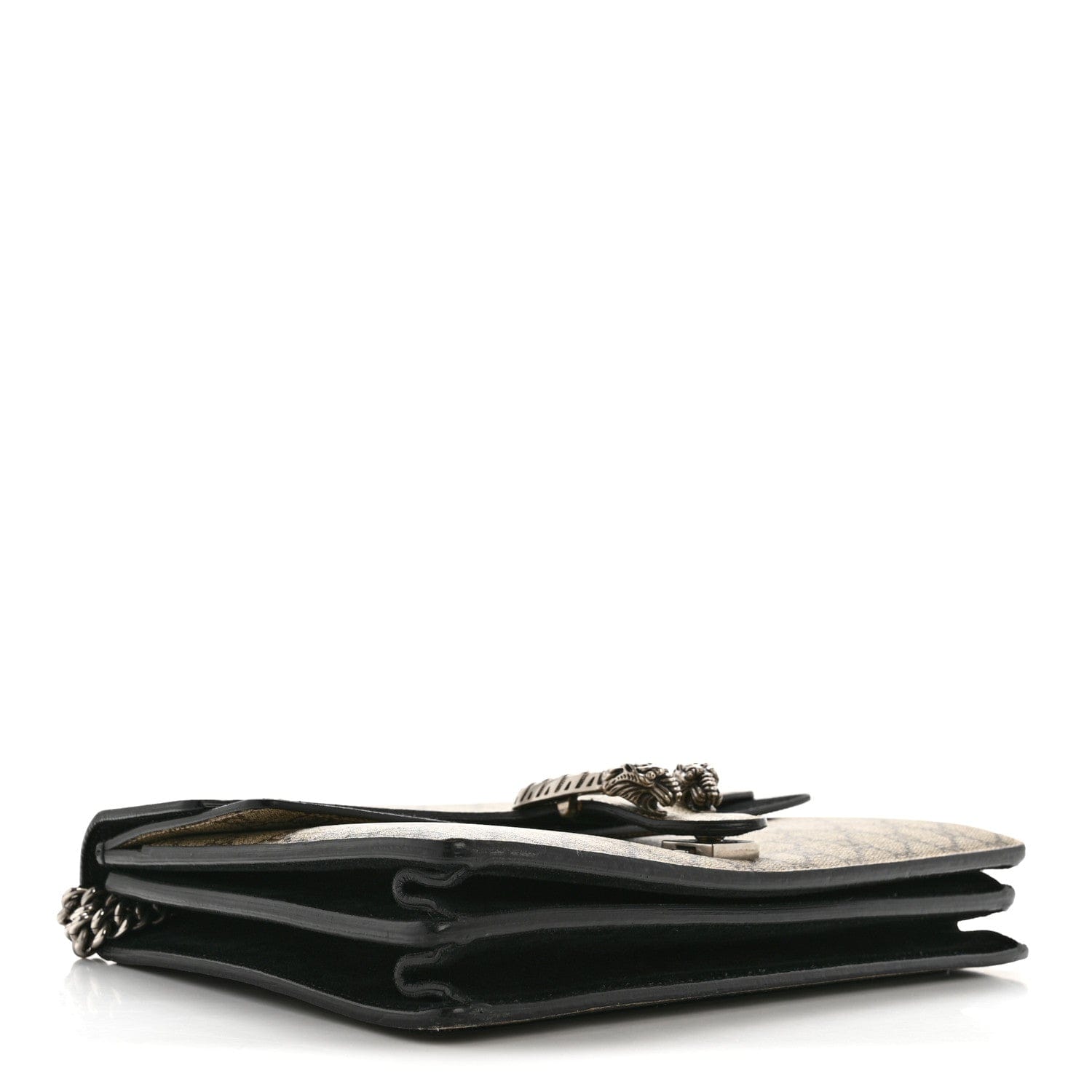 Gucci GG Supreme Monogram Medium Dionysus Shoulder Bag Black