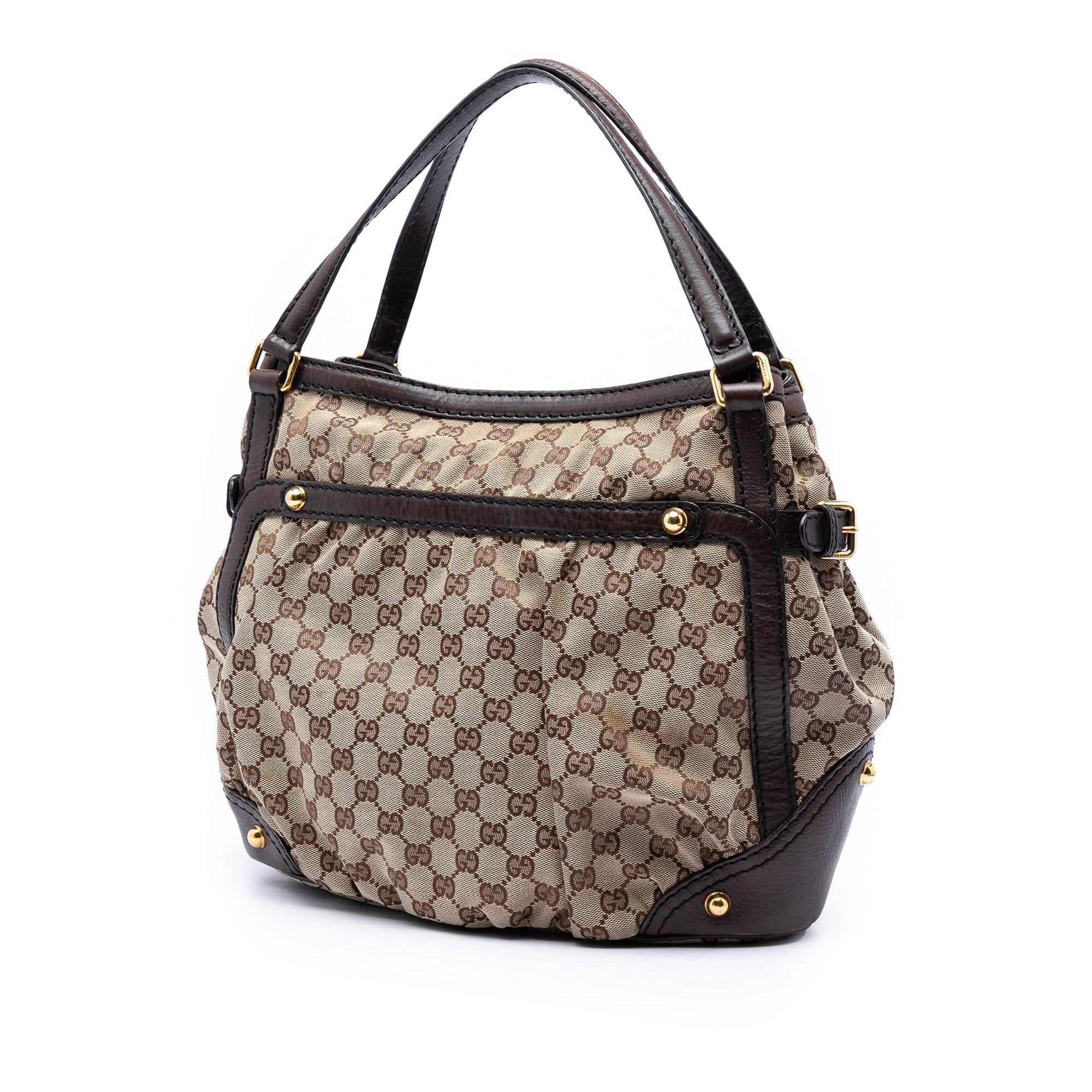 Gucci GG Canvas Jockey Shoulder Bag